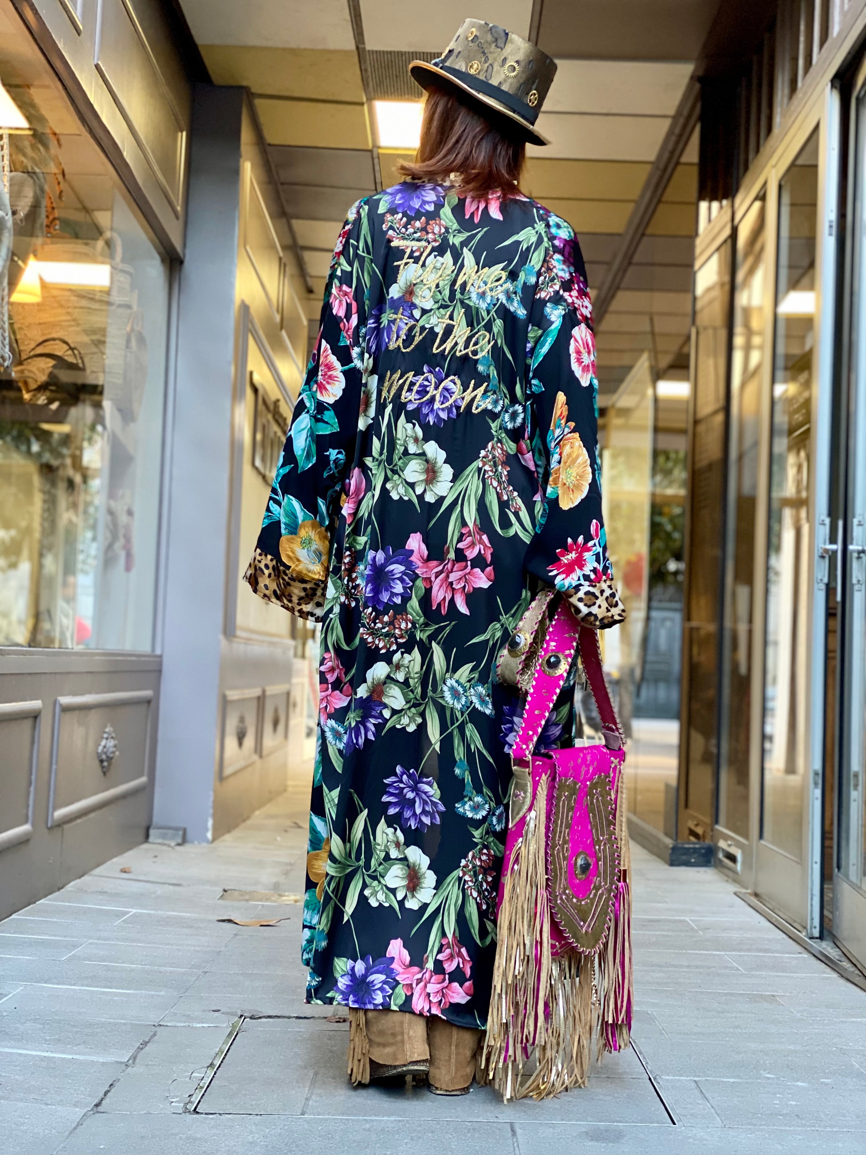 Kimono Long Fleur de Pirate