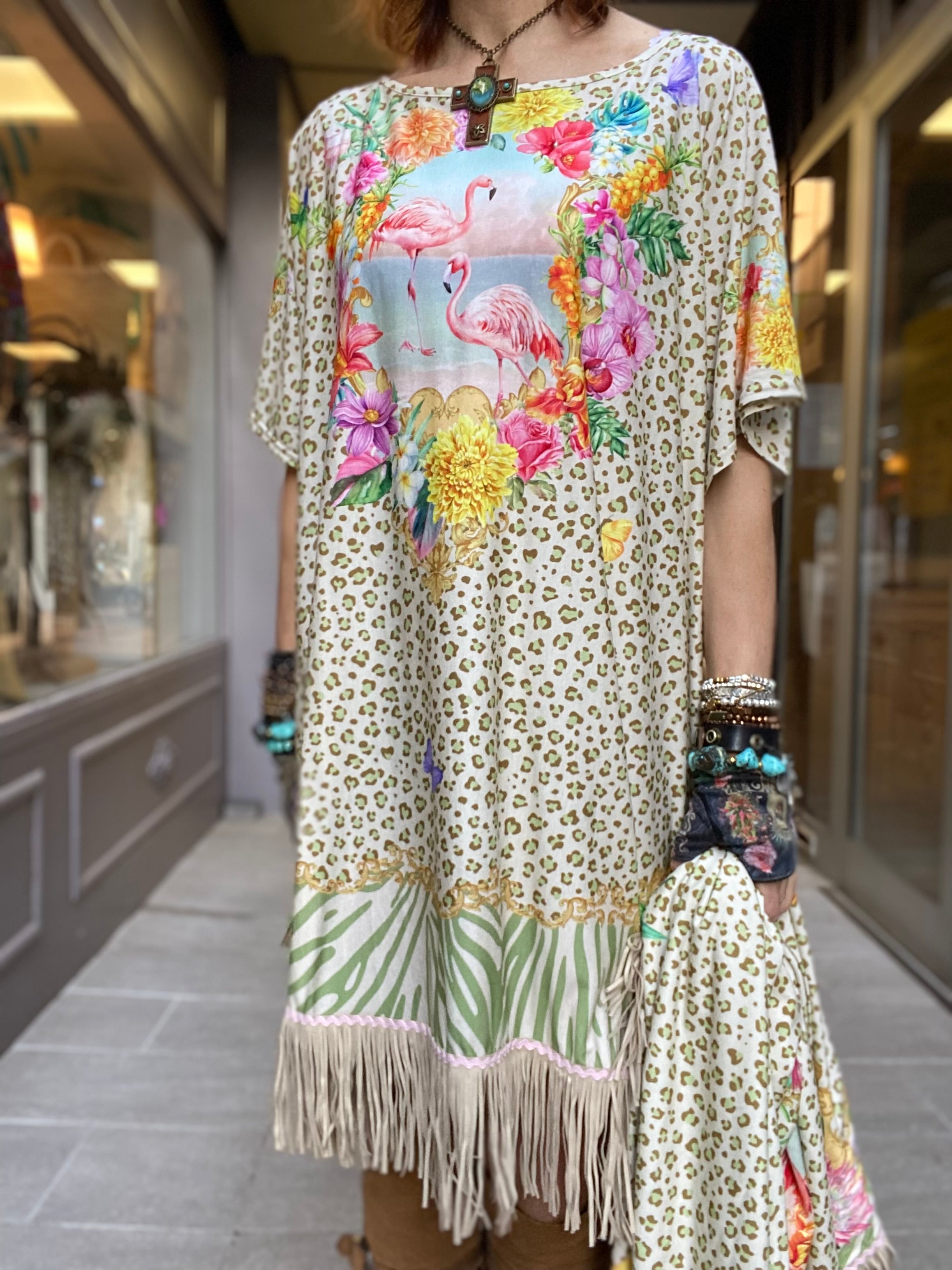 Katherina Loretta Flamingo Fantasy Tunic