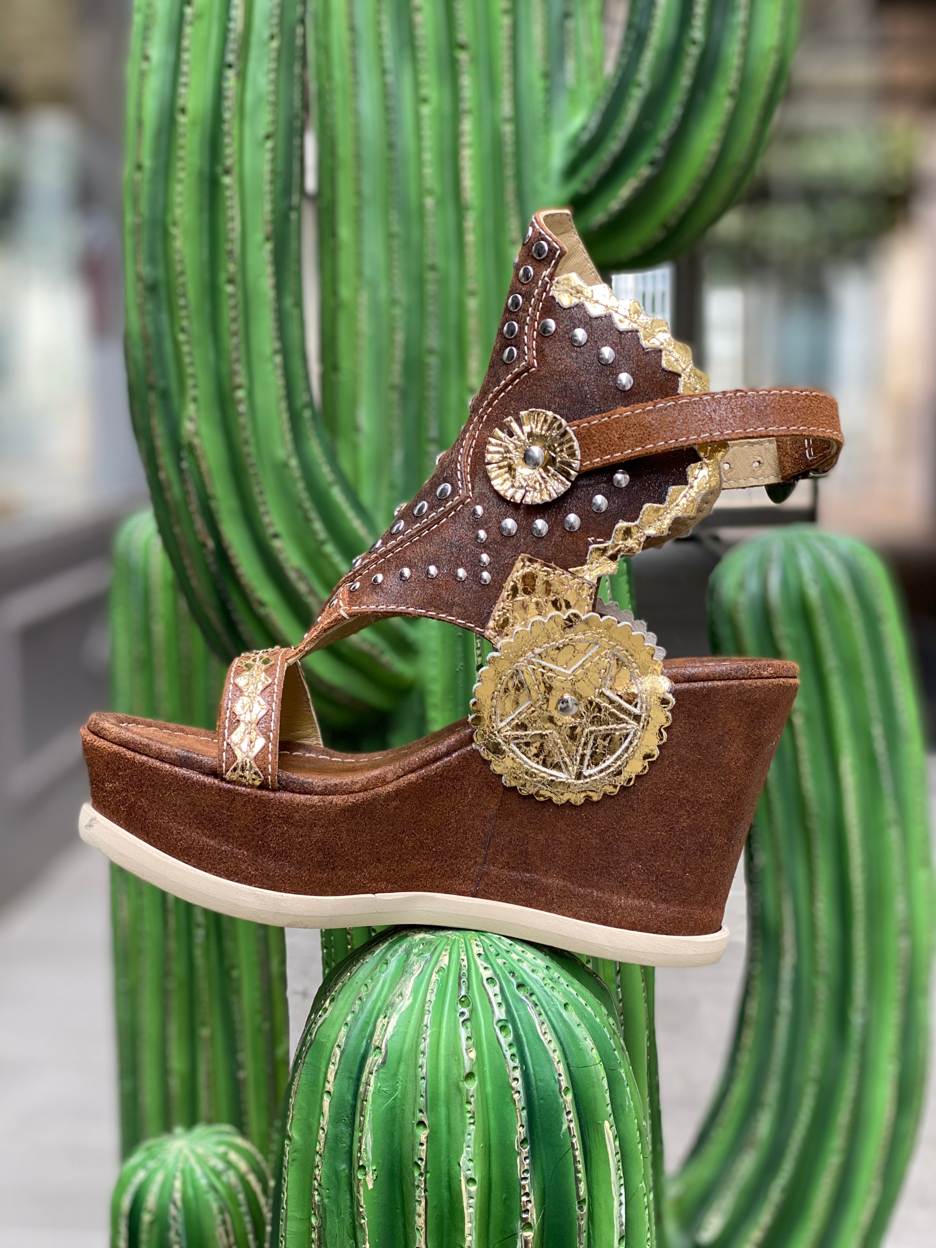 Wedge Alma Apex Tan El Vaquero