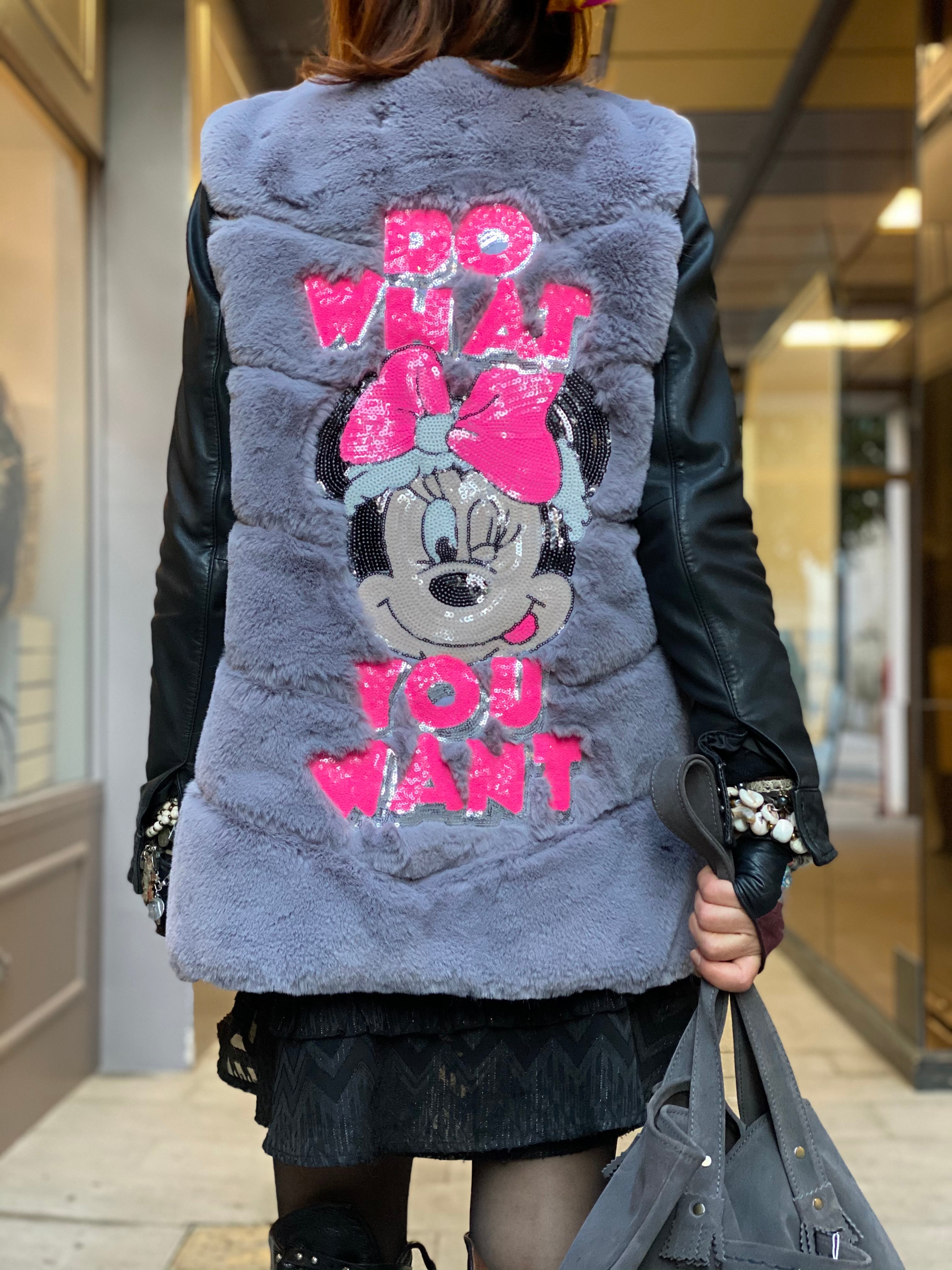 Faux Fur Silk Doll Vest