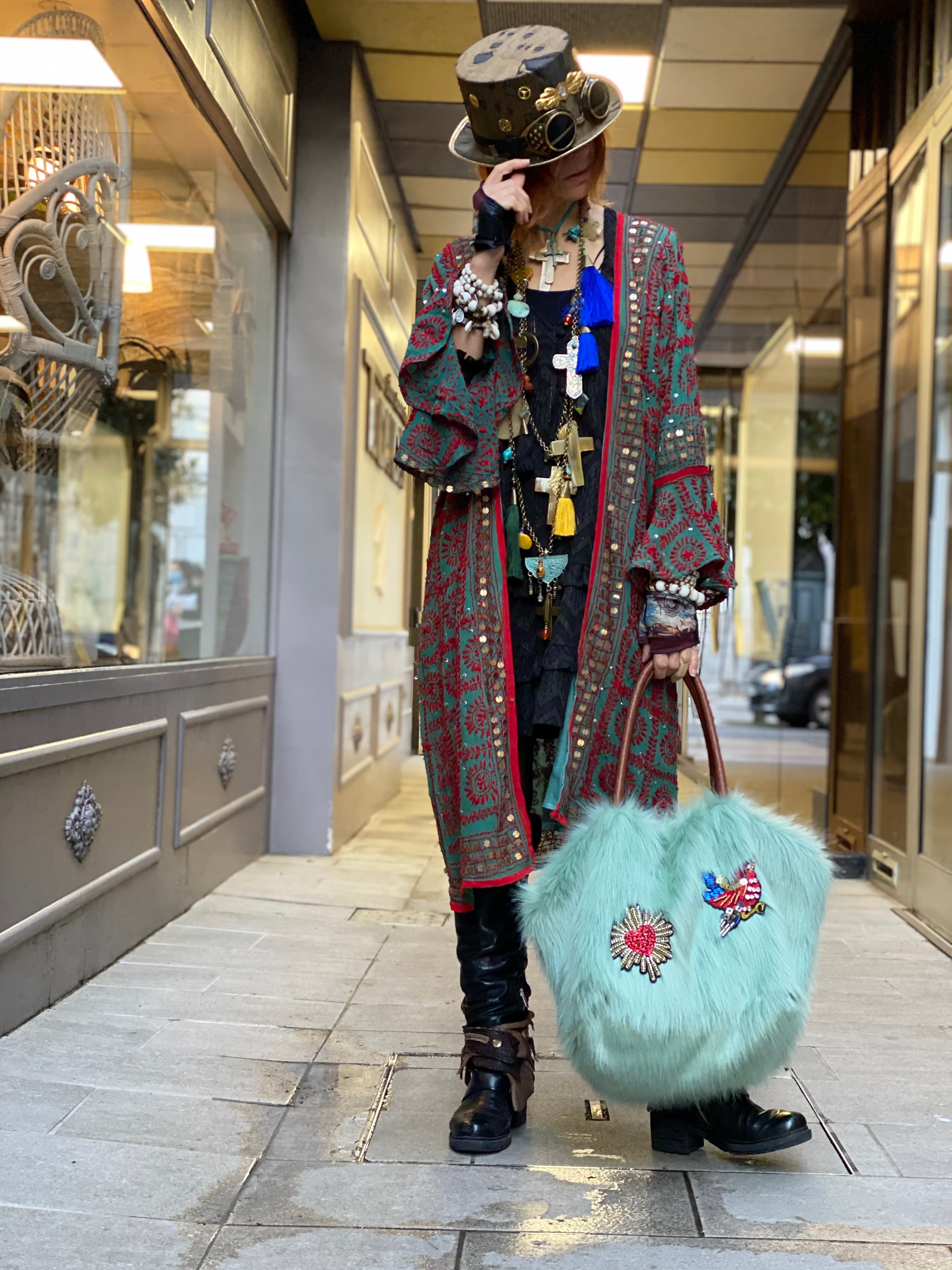 Mamz'elle Zoé embroidered kimono