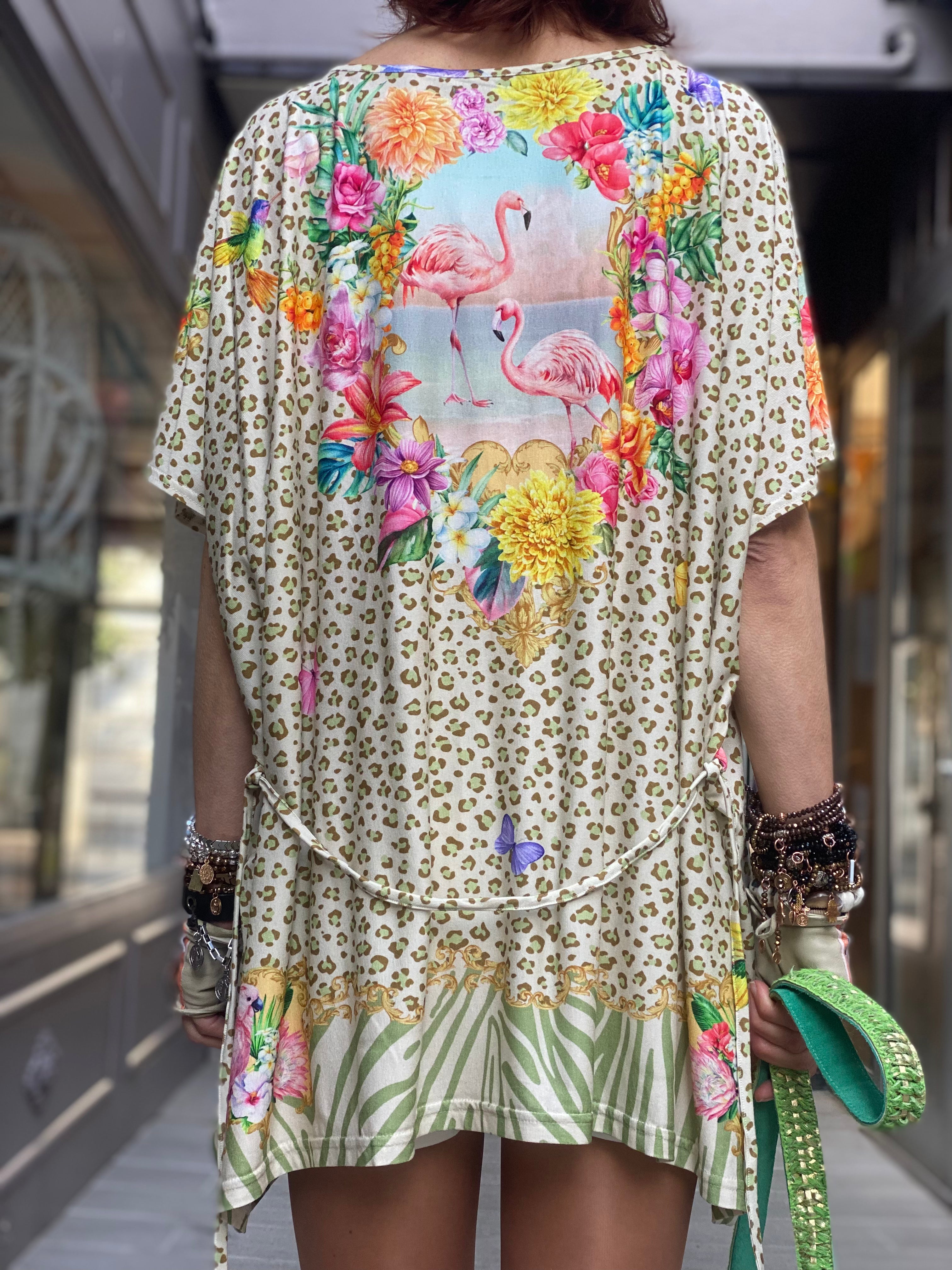 Katherina Loretta Flamingo Fantasy Tunic