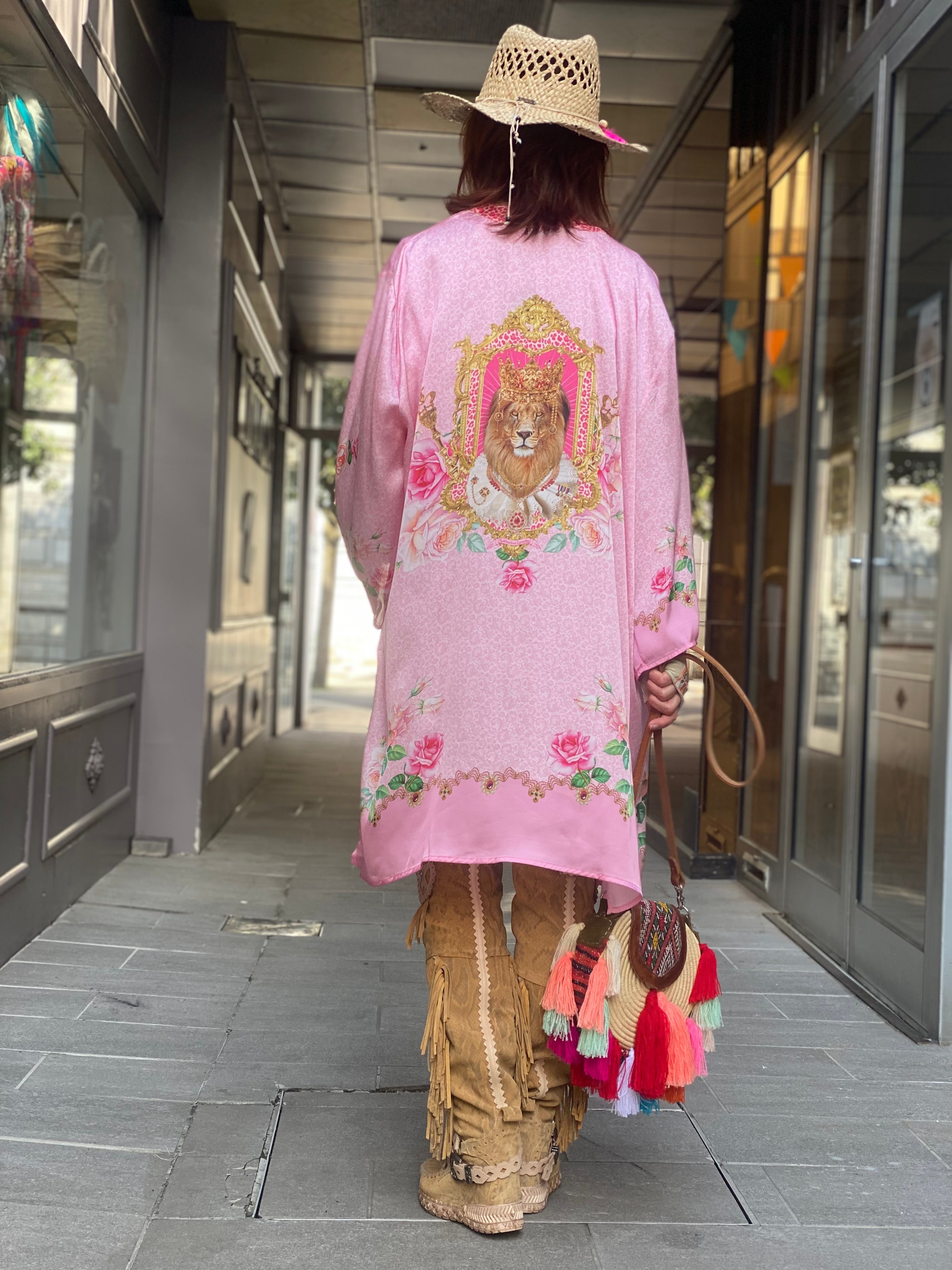Royal Pink Katherina Loretta Kimono