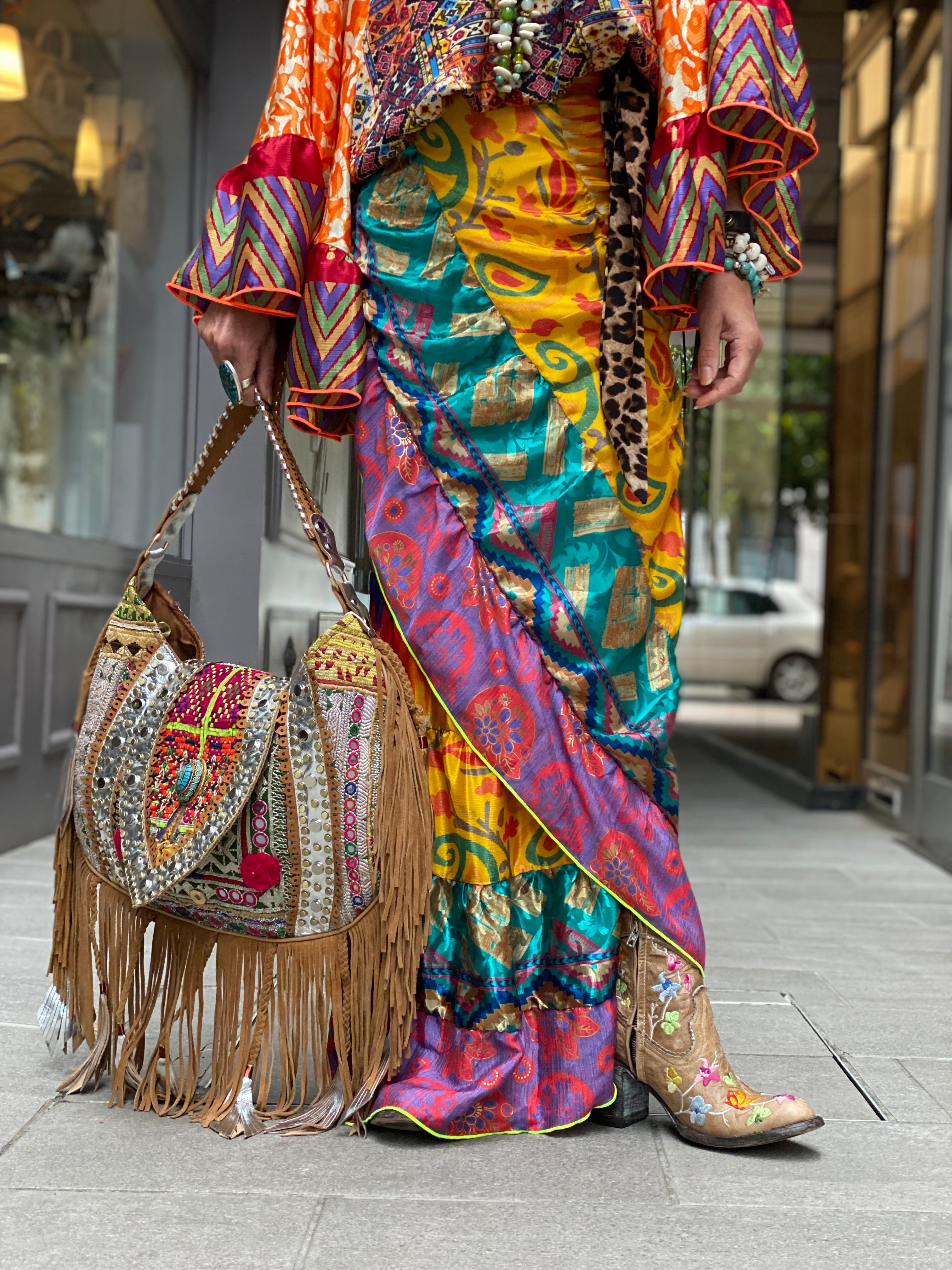 Kaleidoscope long skirt Doll.SA