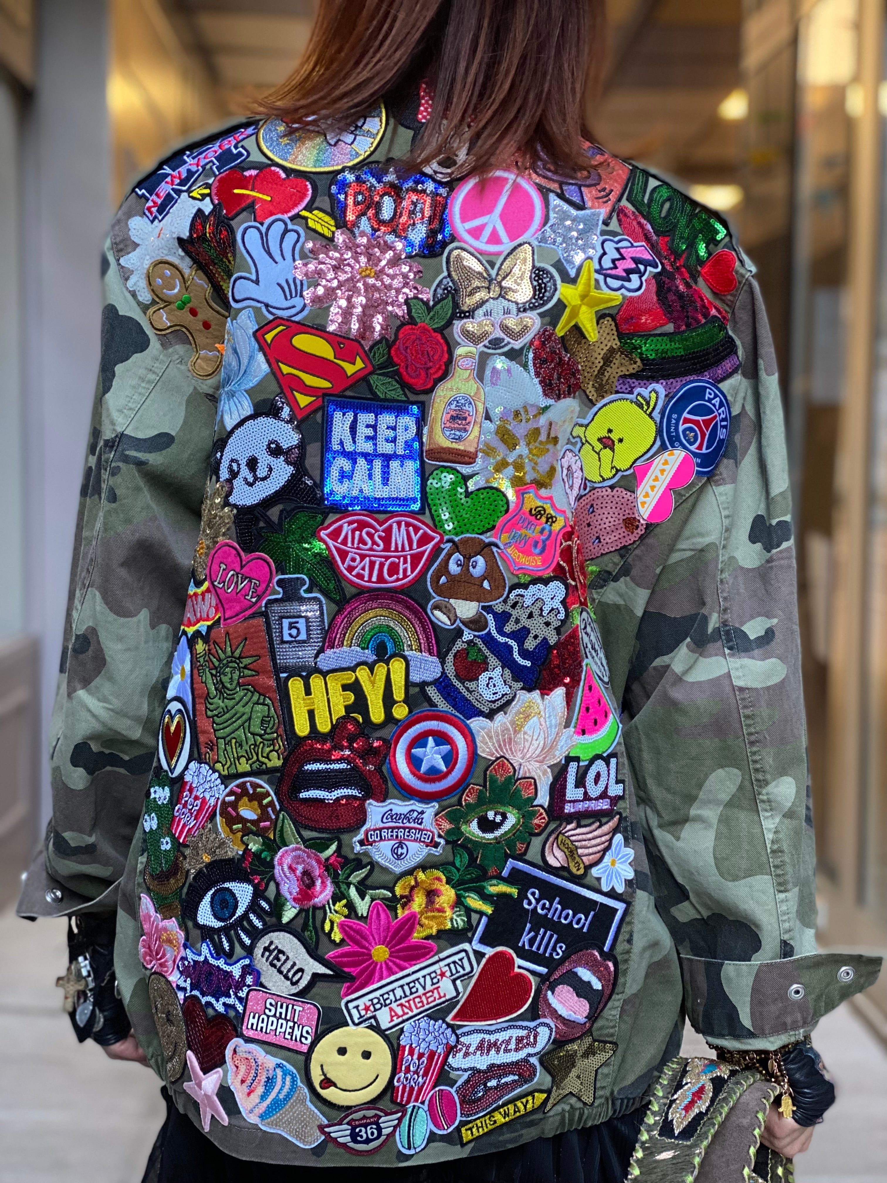 Veste militaire Custom Poupée de Soie