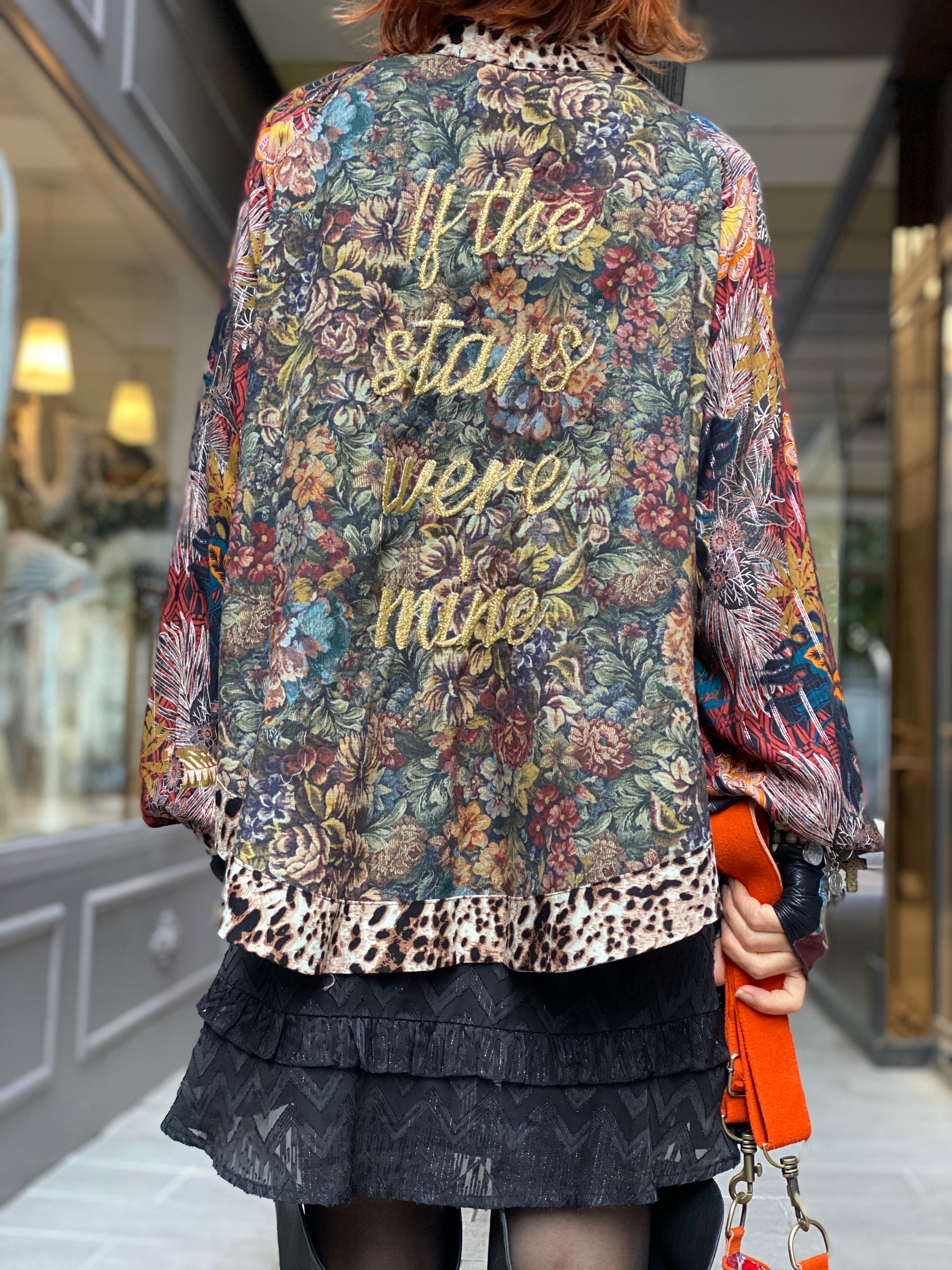 Pirate Flower short kimono