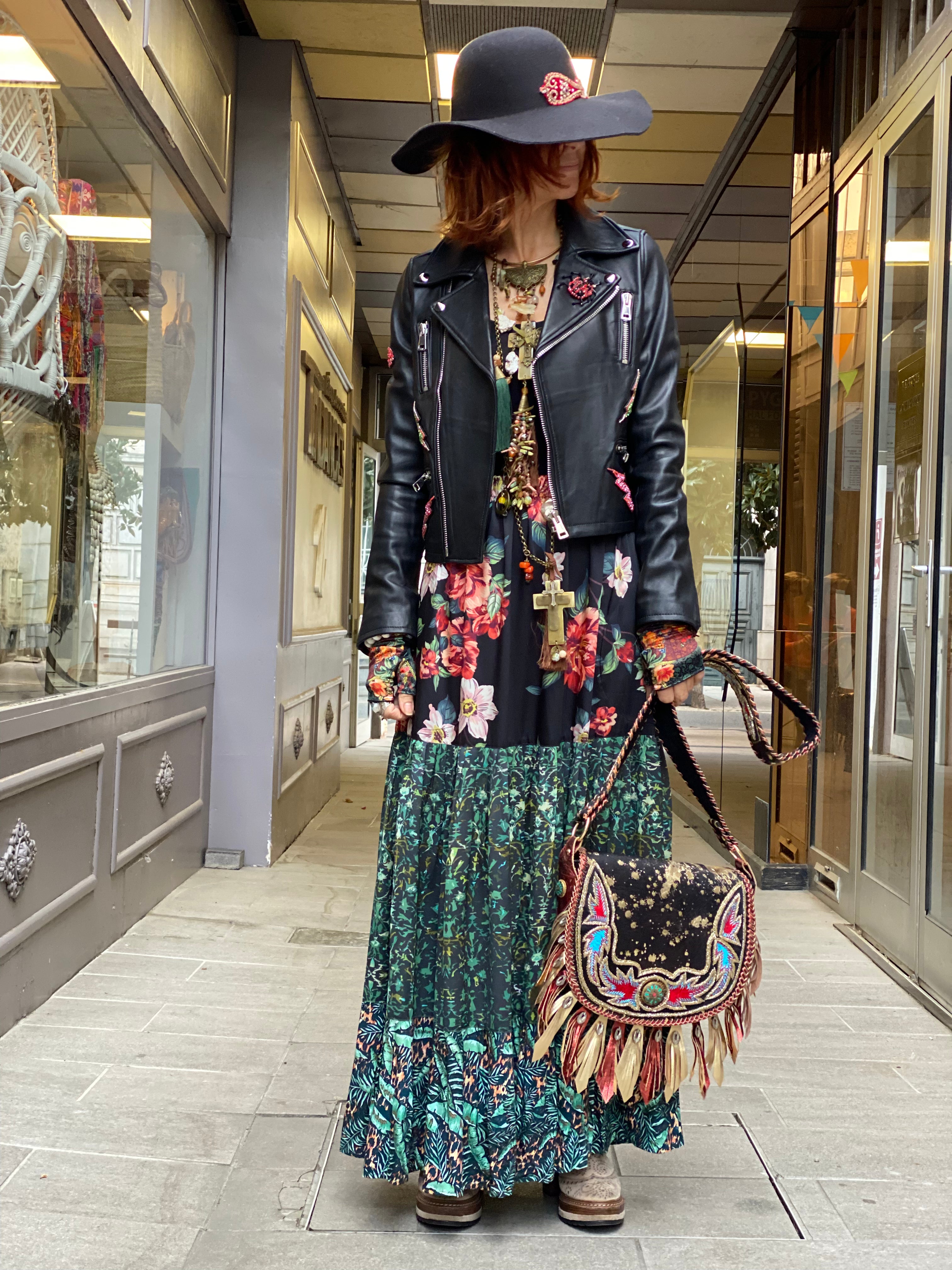 Pirate Flower long skirt