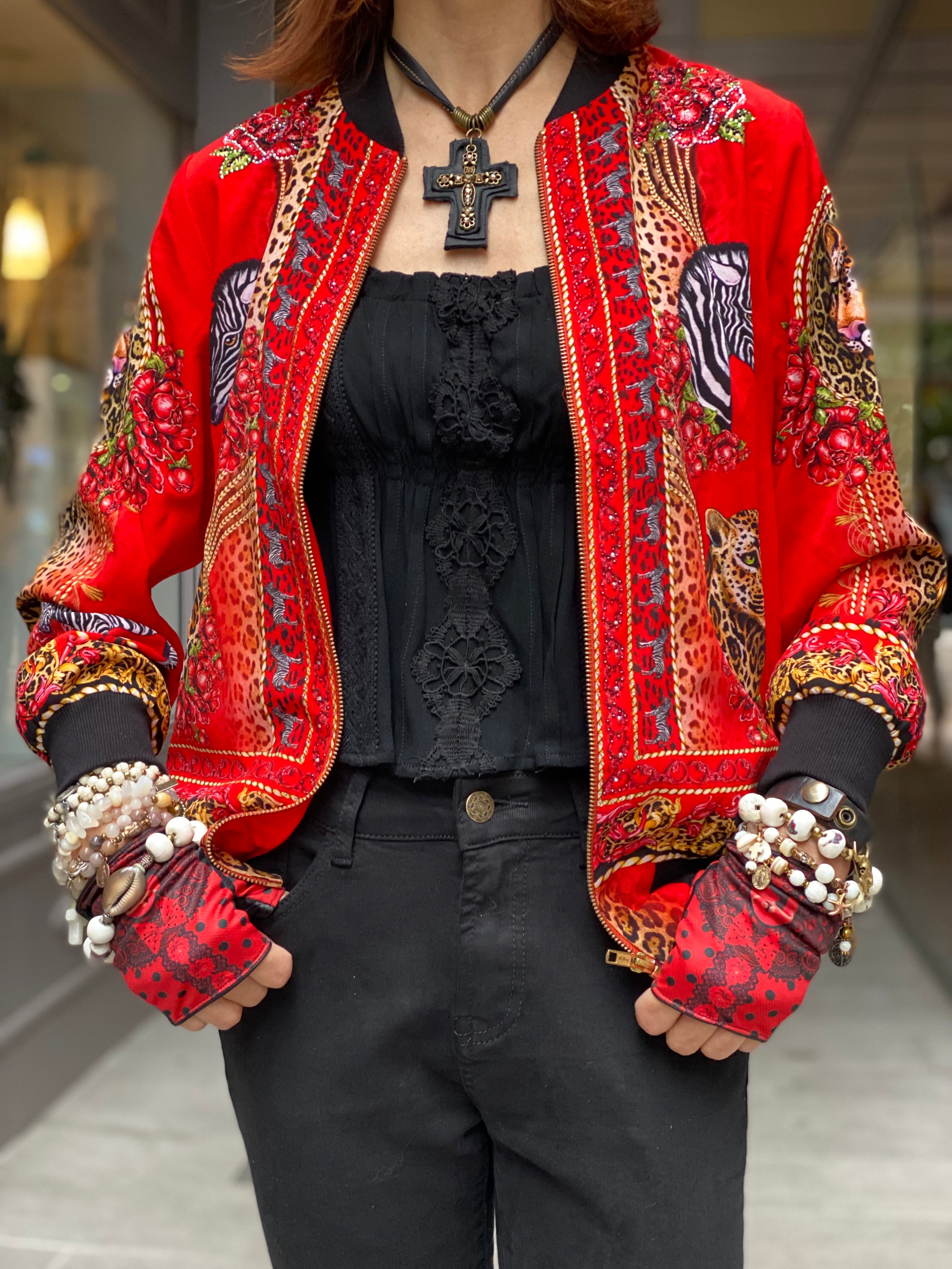 Czarina Power and Passion Bomber Jacket