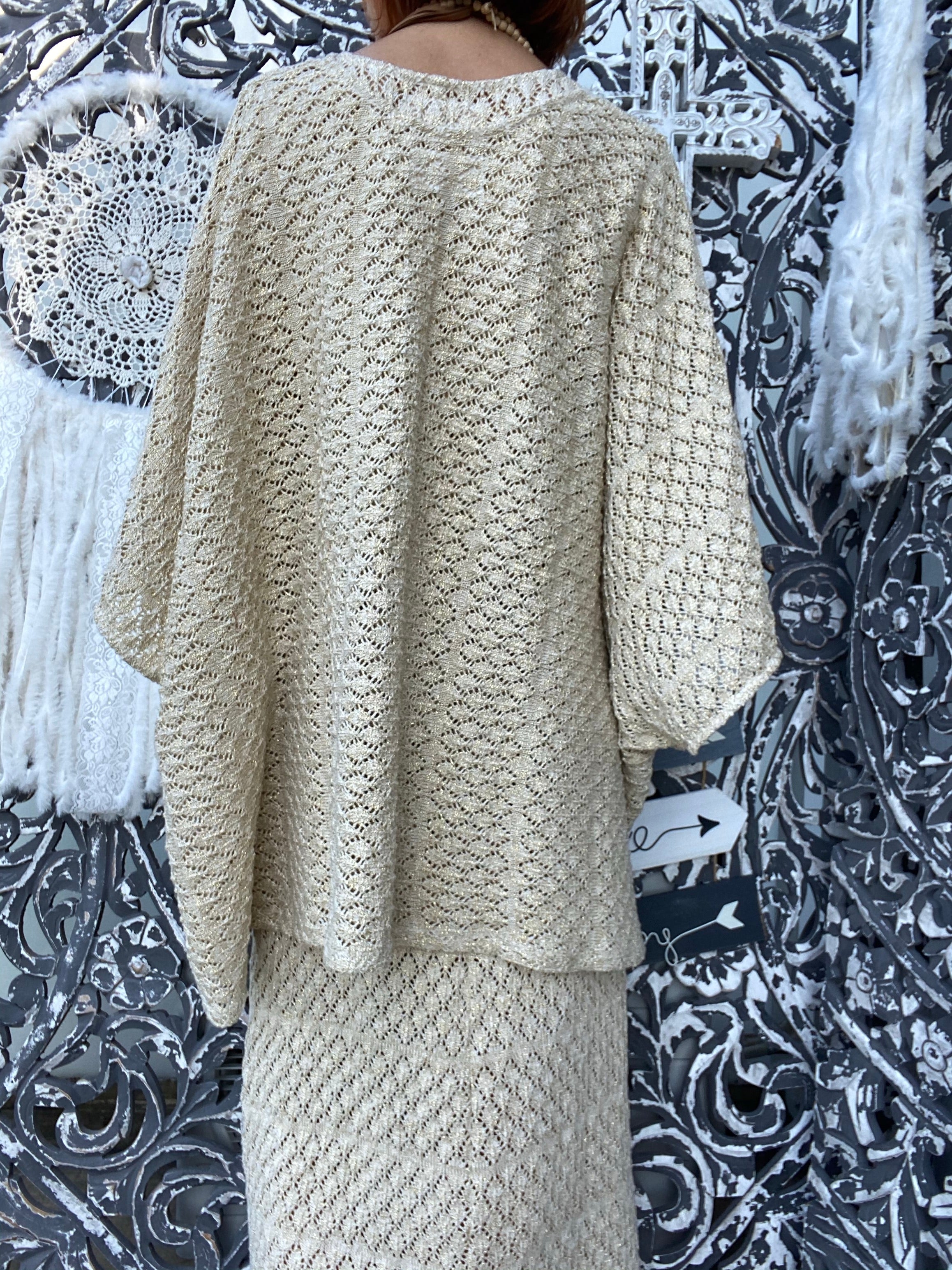 Ginette Costarica Gold Sundress Jacket