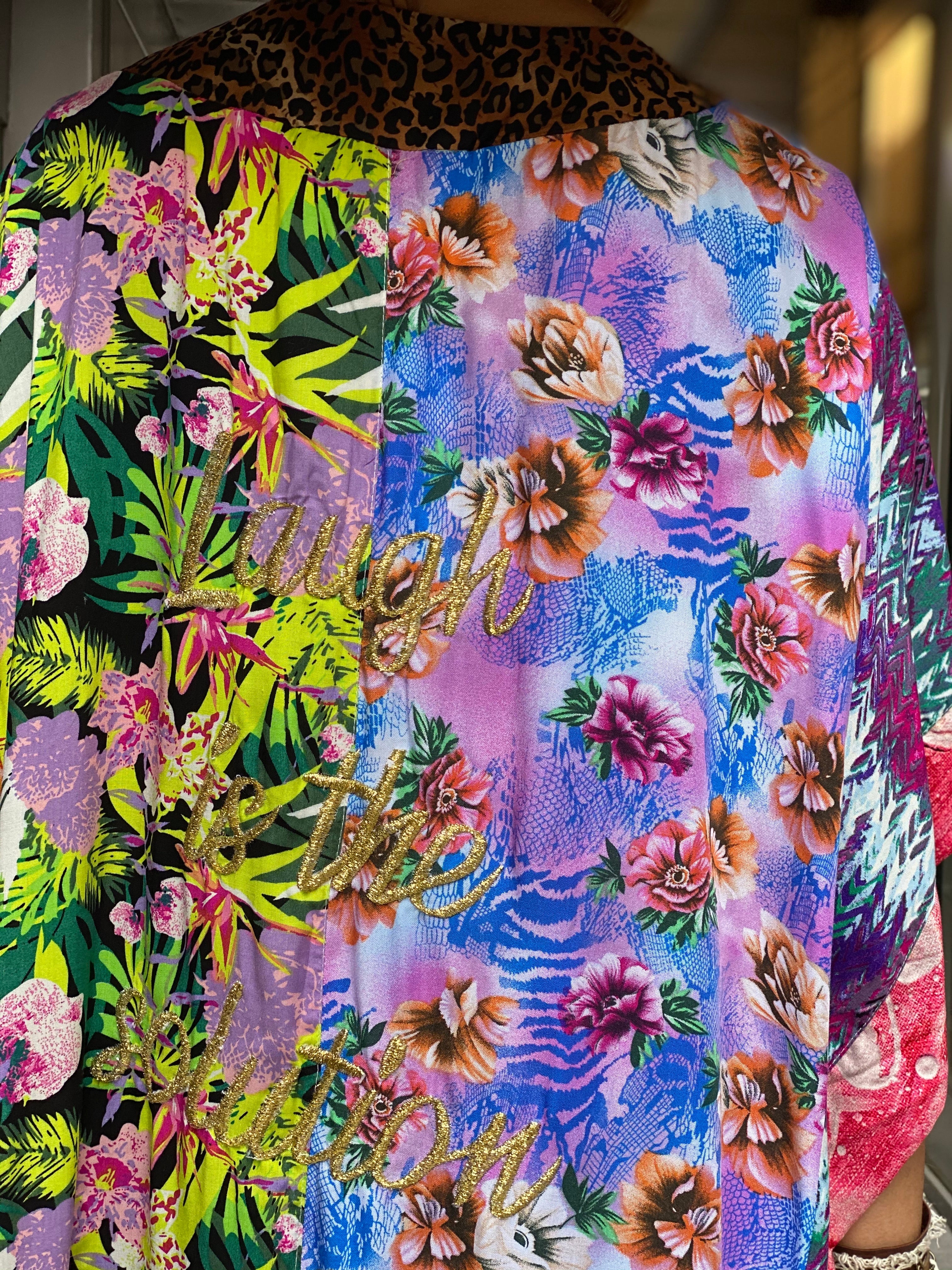 Kimono Long Fleur de Pirate
