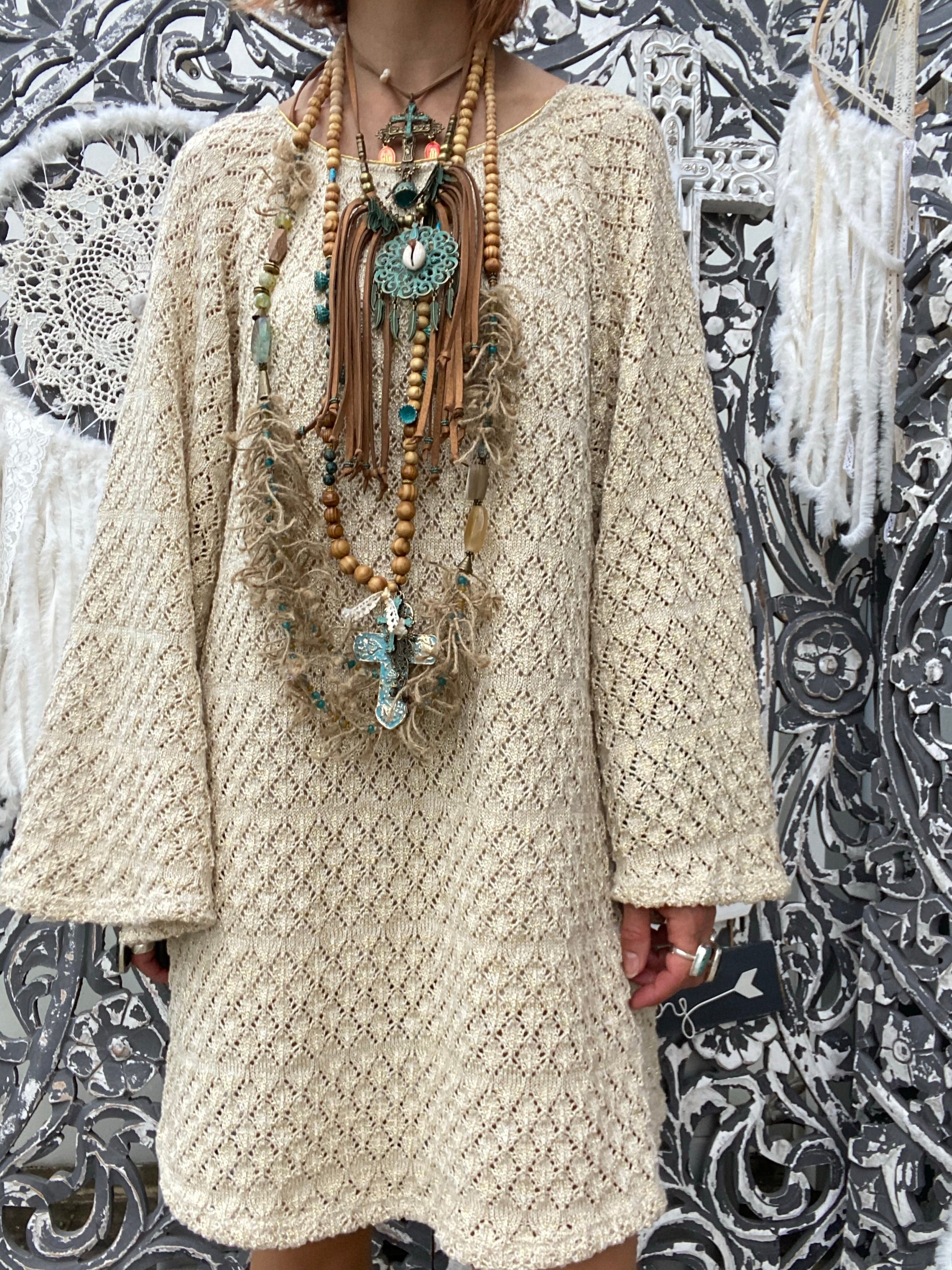 Dress India Short Costarica Gold Sundress