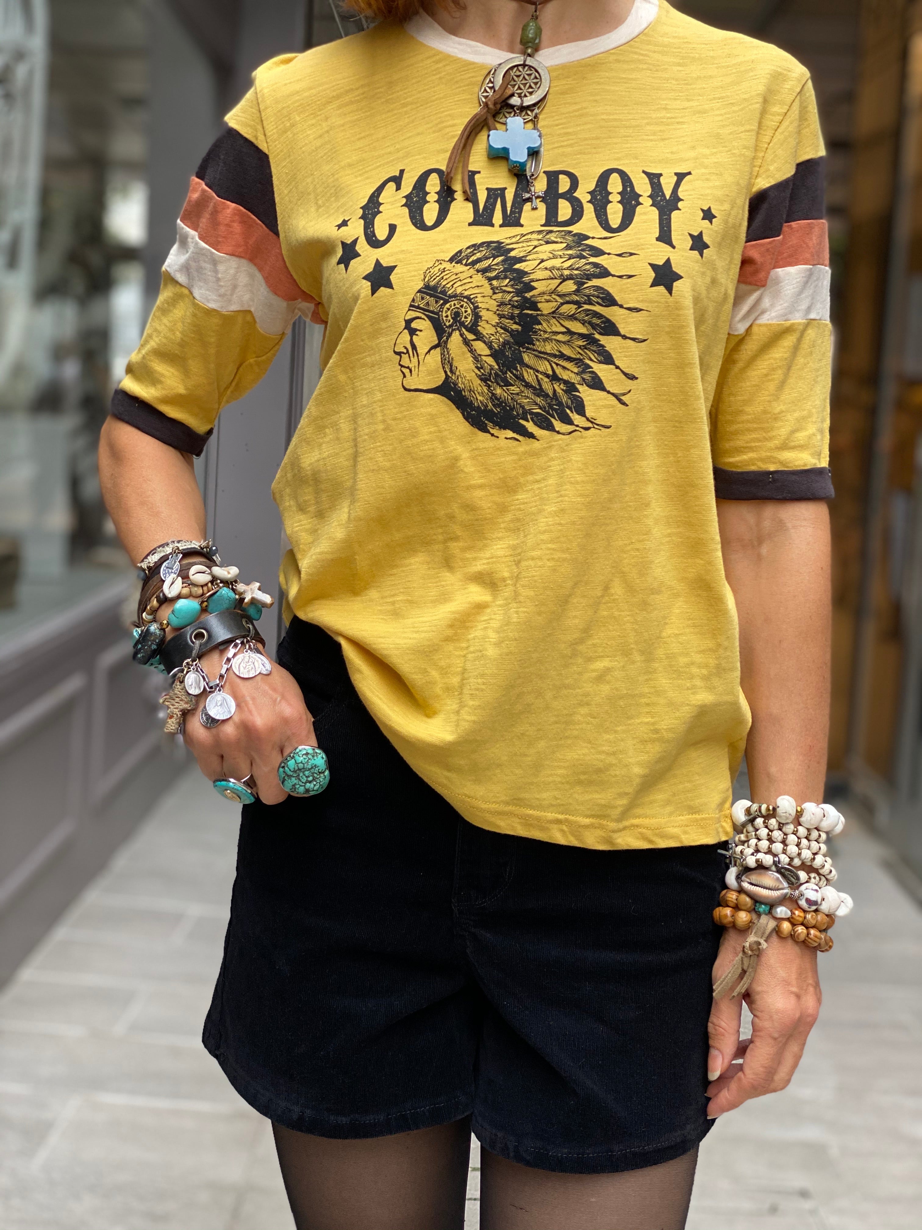 T-shirt Floyd Yellow Wild by Amenapih