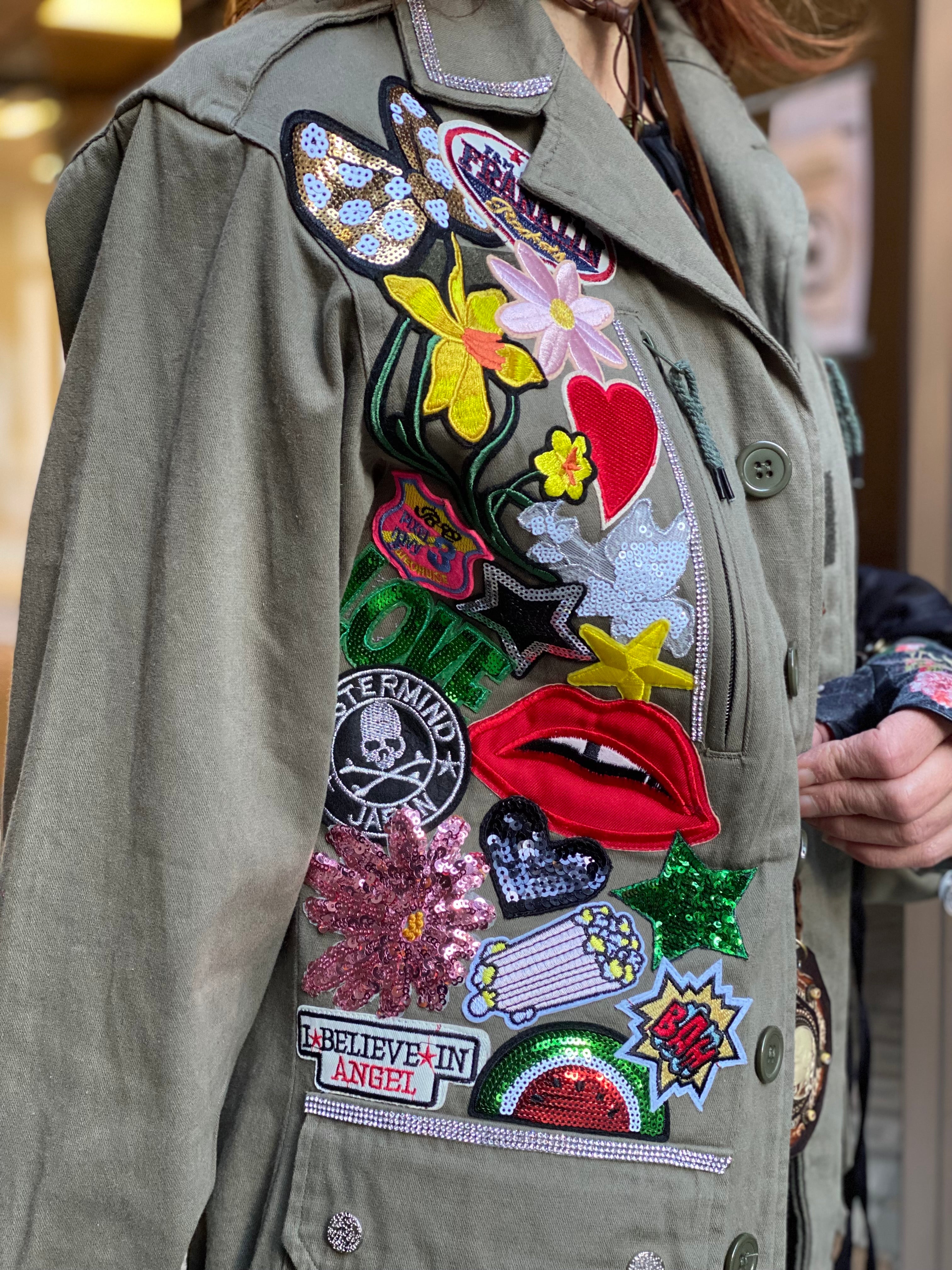 Veste militaire Custom Poupée de Soie