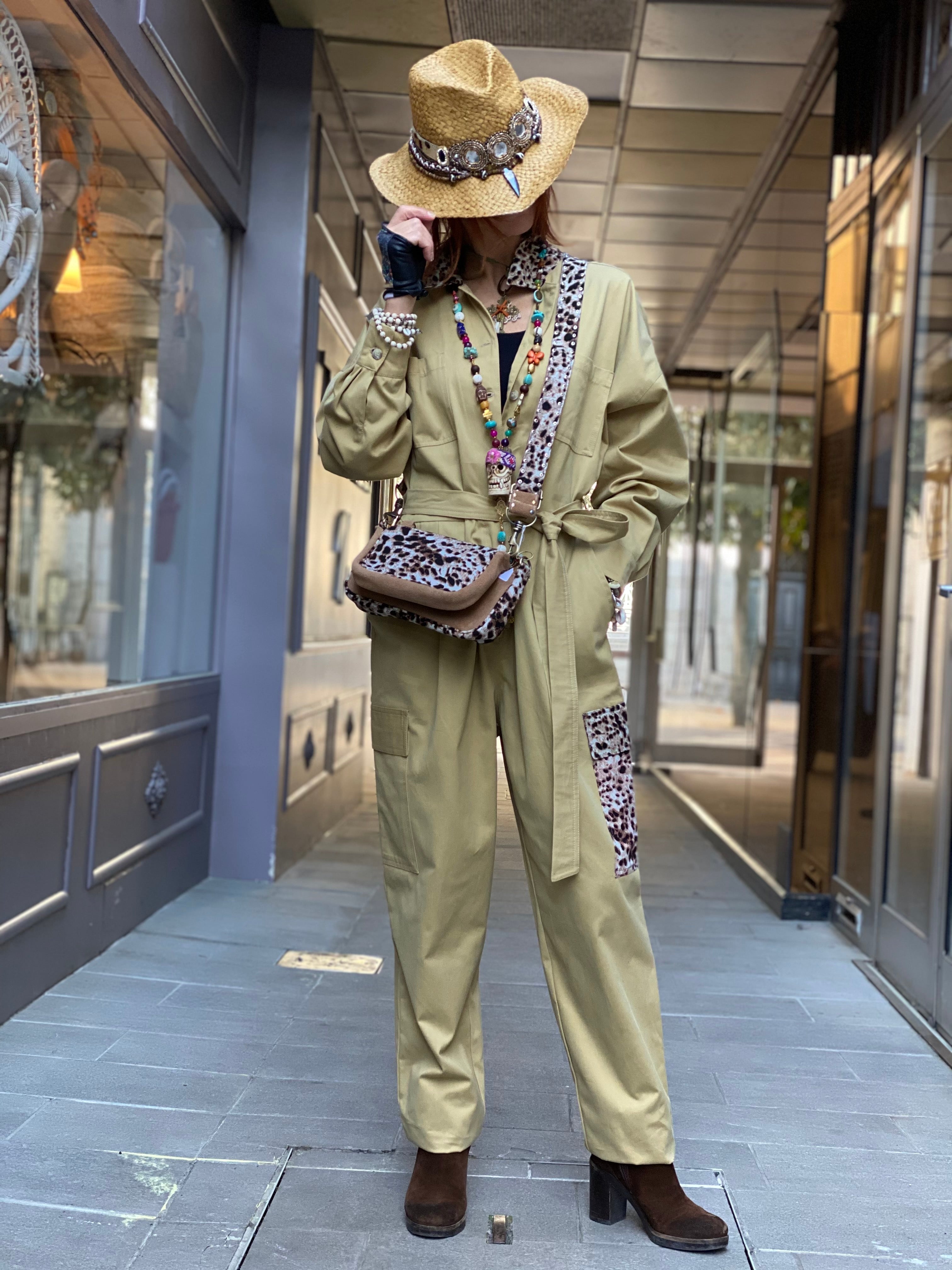 Flower Market Multi Leopard Clutch