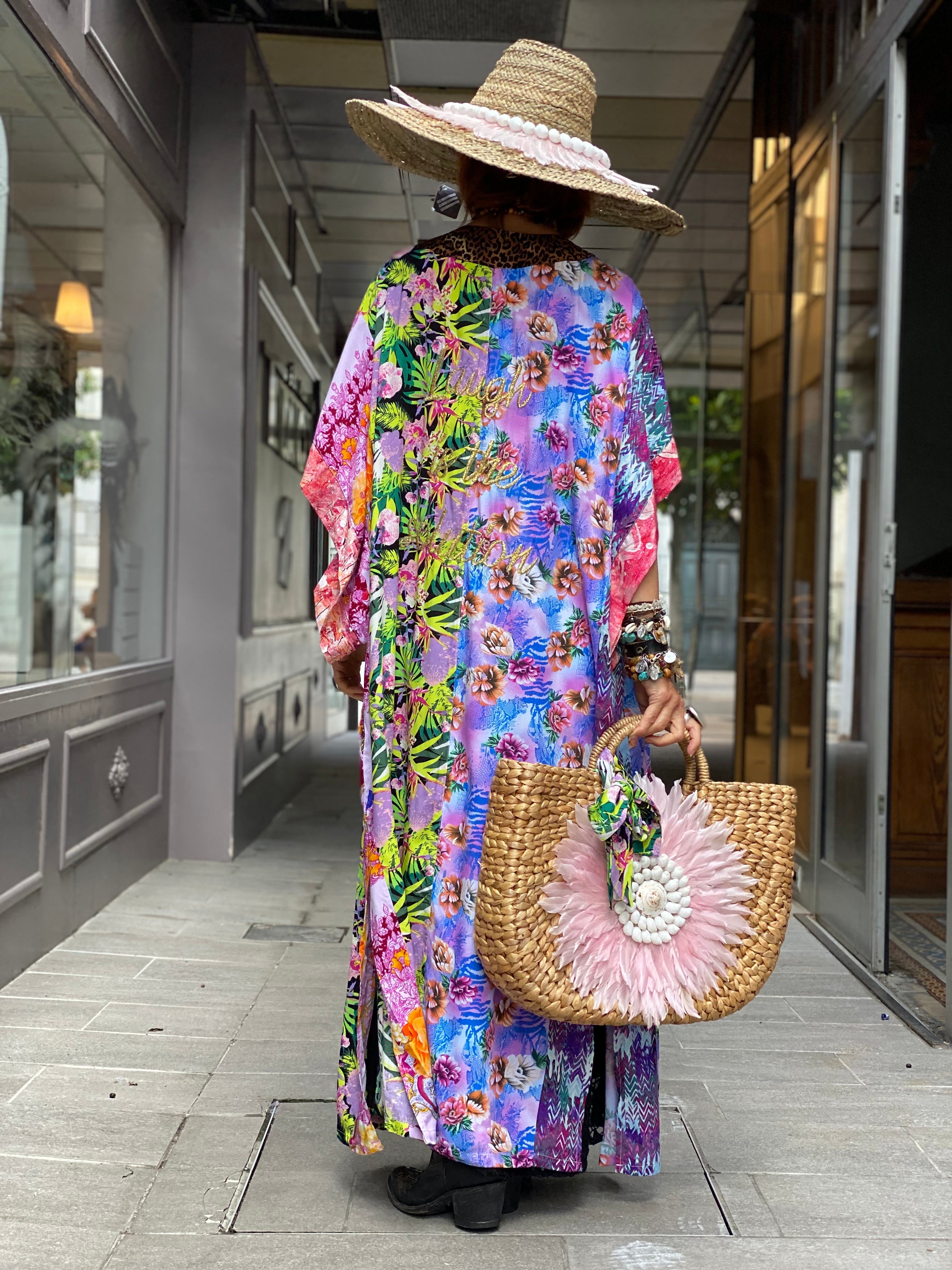 Kimono Long Fleur de Pirate
