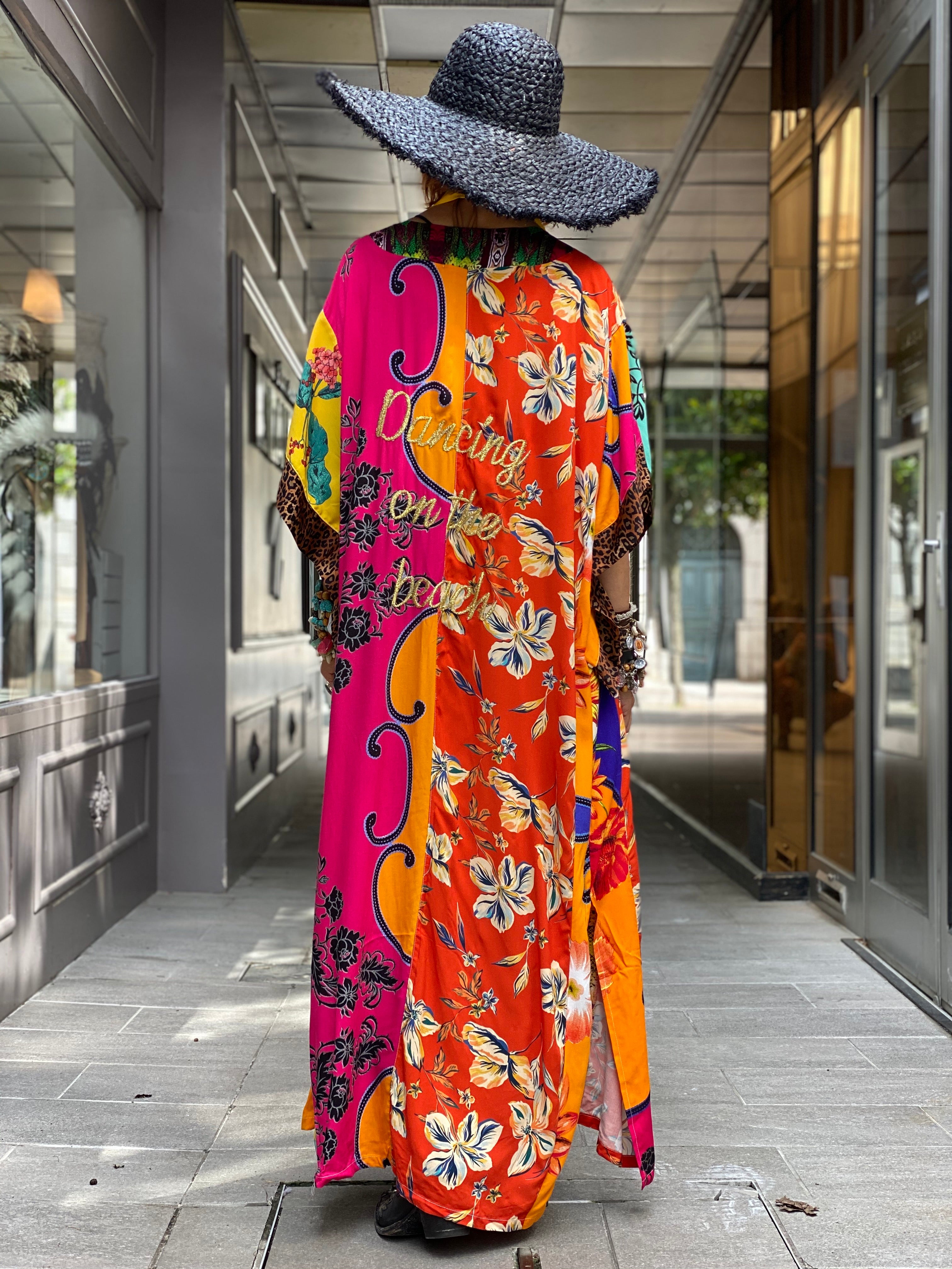 Pirate Flower Long Kimono