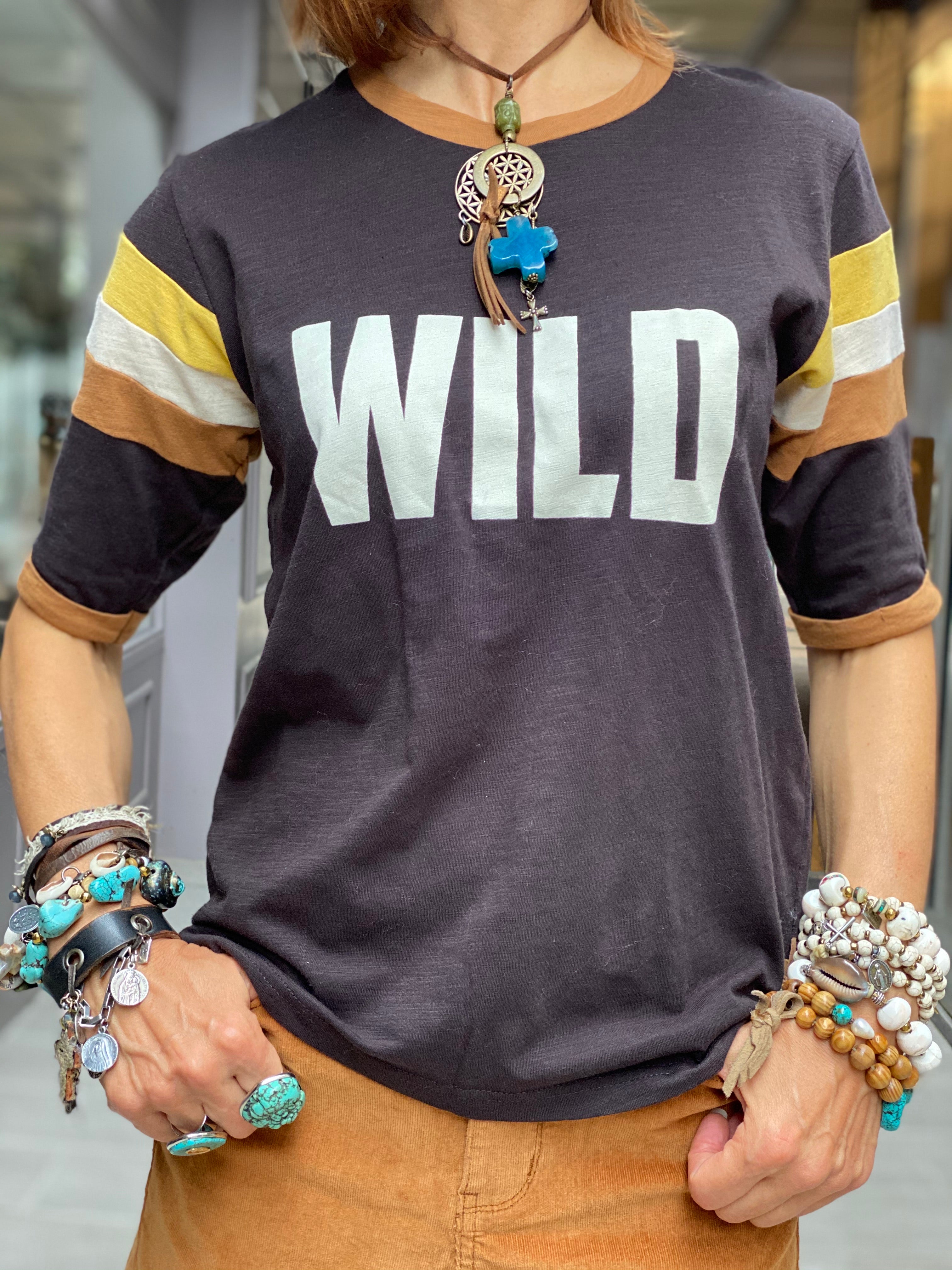 T-shirt Filoo Black Wild by Amenapih