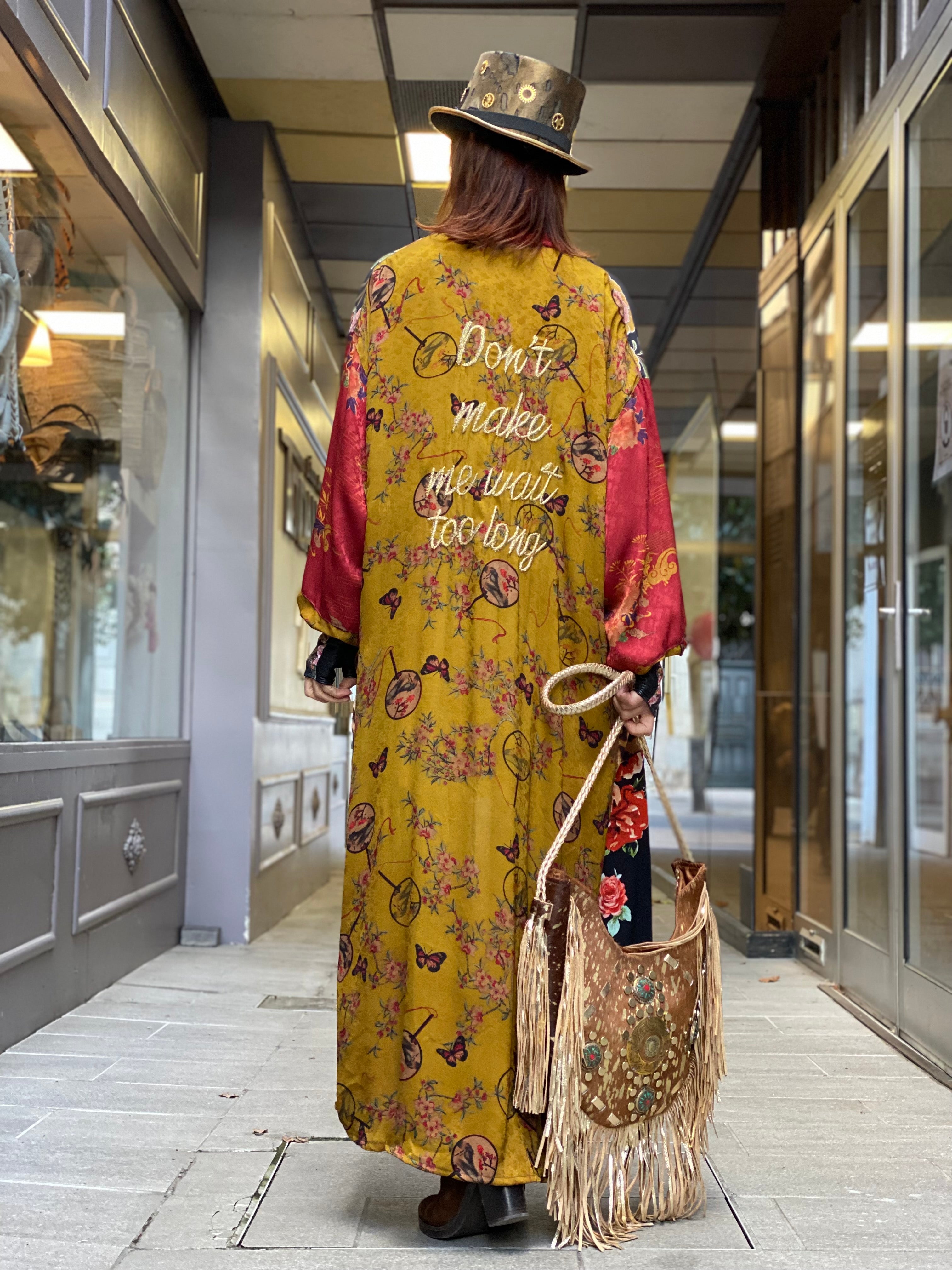 Pirate Flower Long Kimono