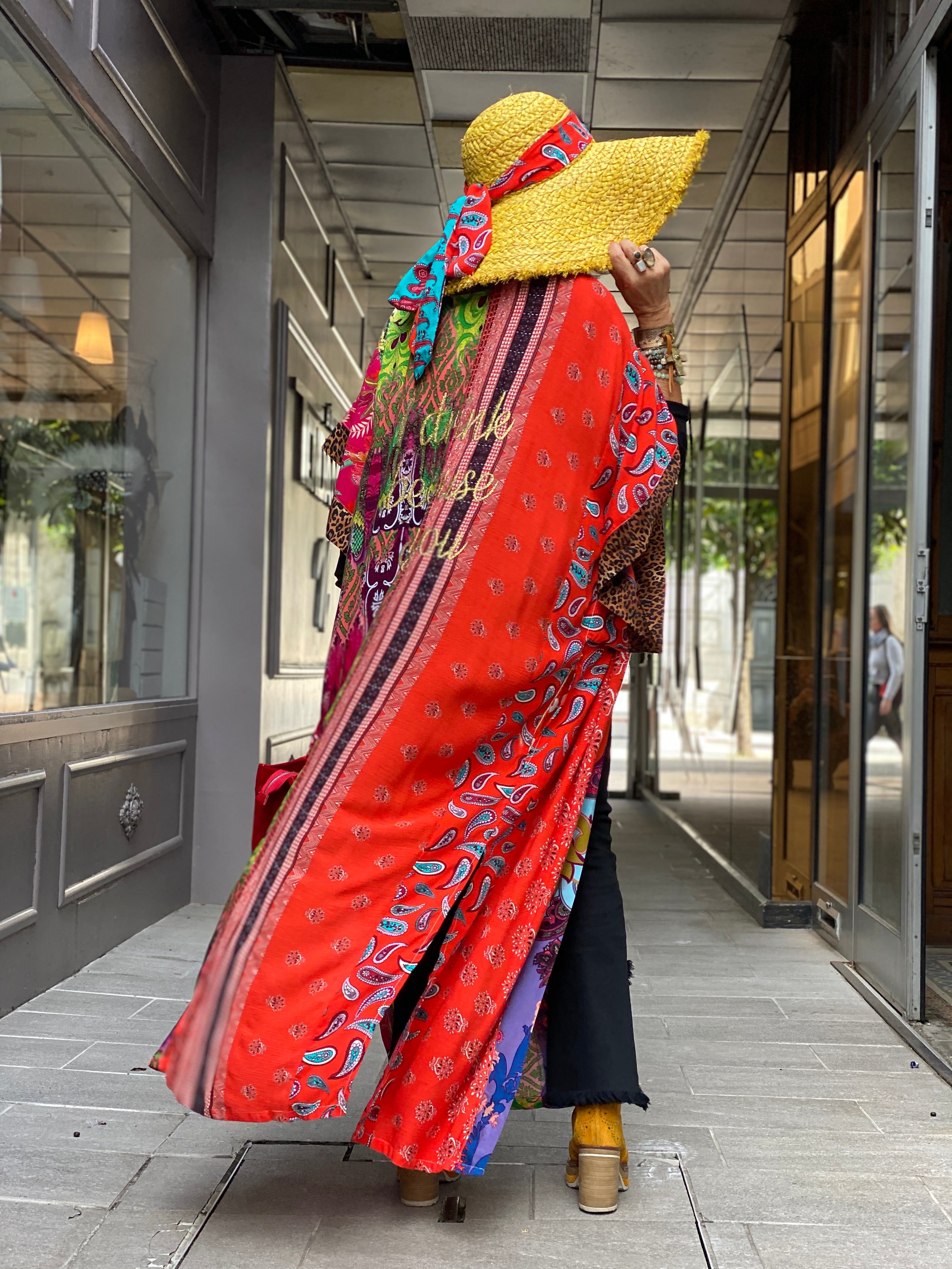 Kimono Long Fleur de Pirate