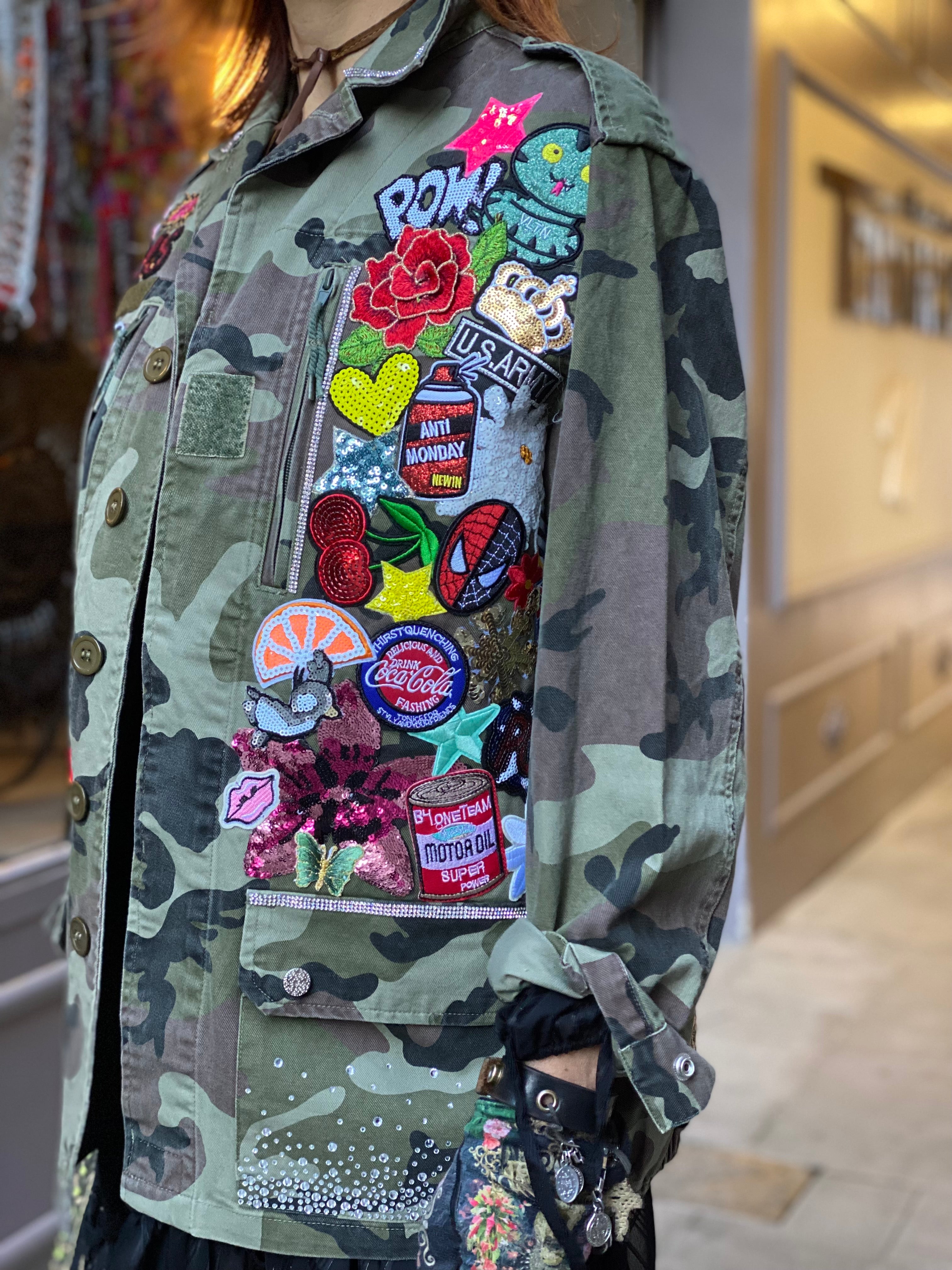 Veste militaire Custom Poupée de Soie