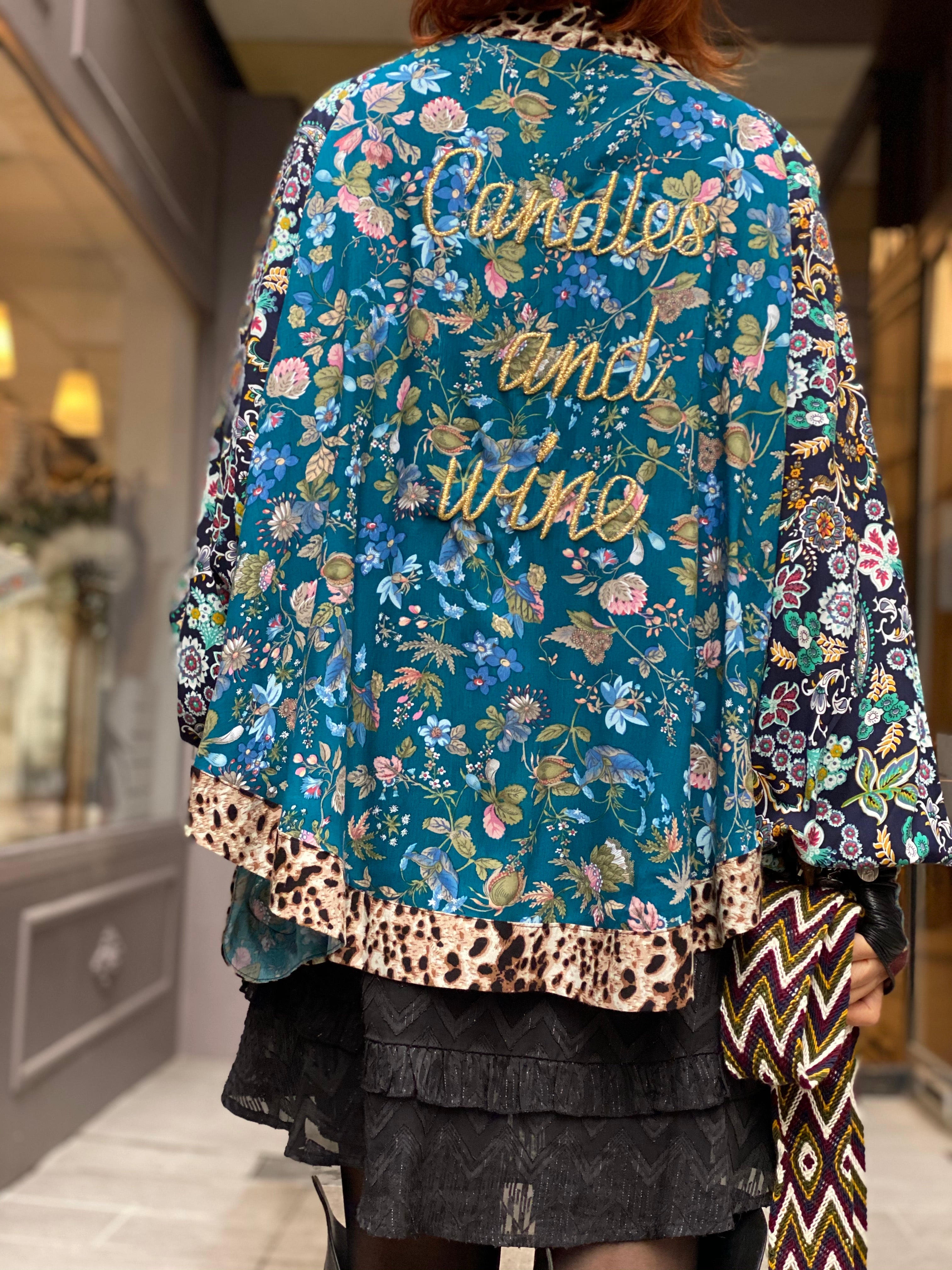 Kimono court Fleur de Pirate