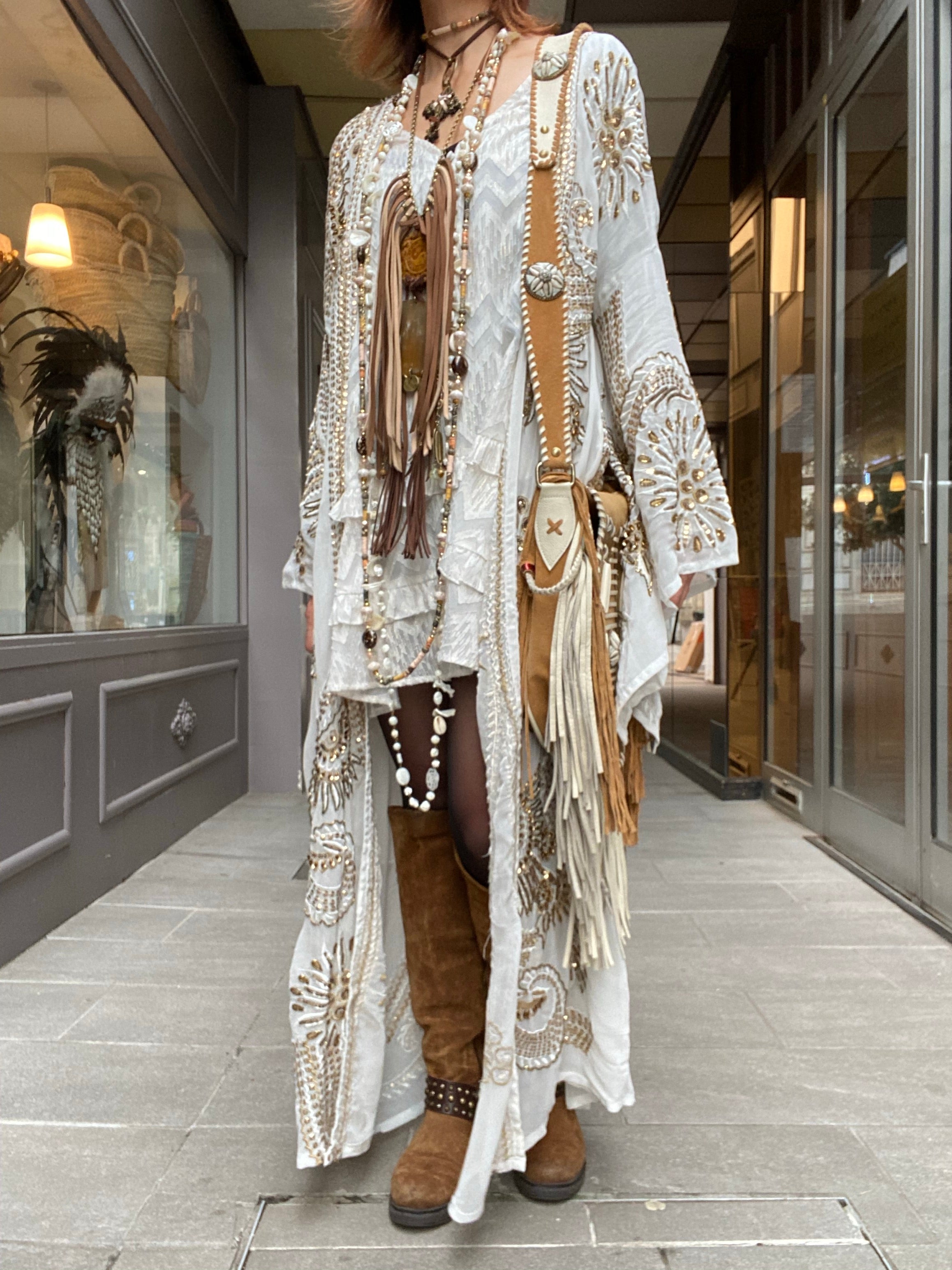 Kimono long brodé Mamz’elle Zoé