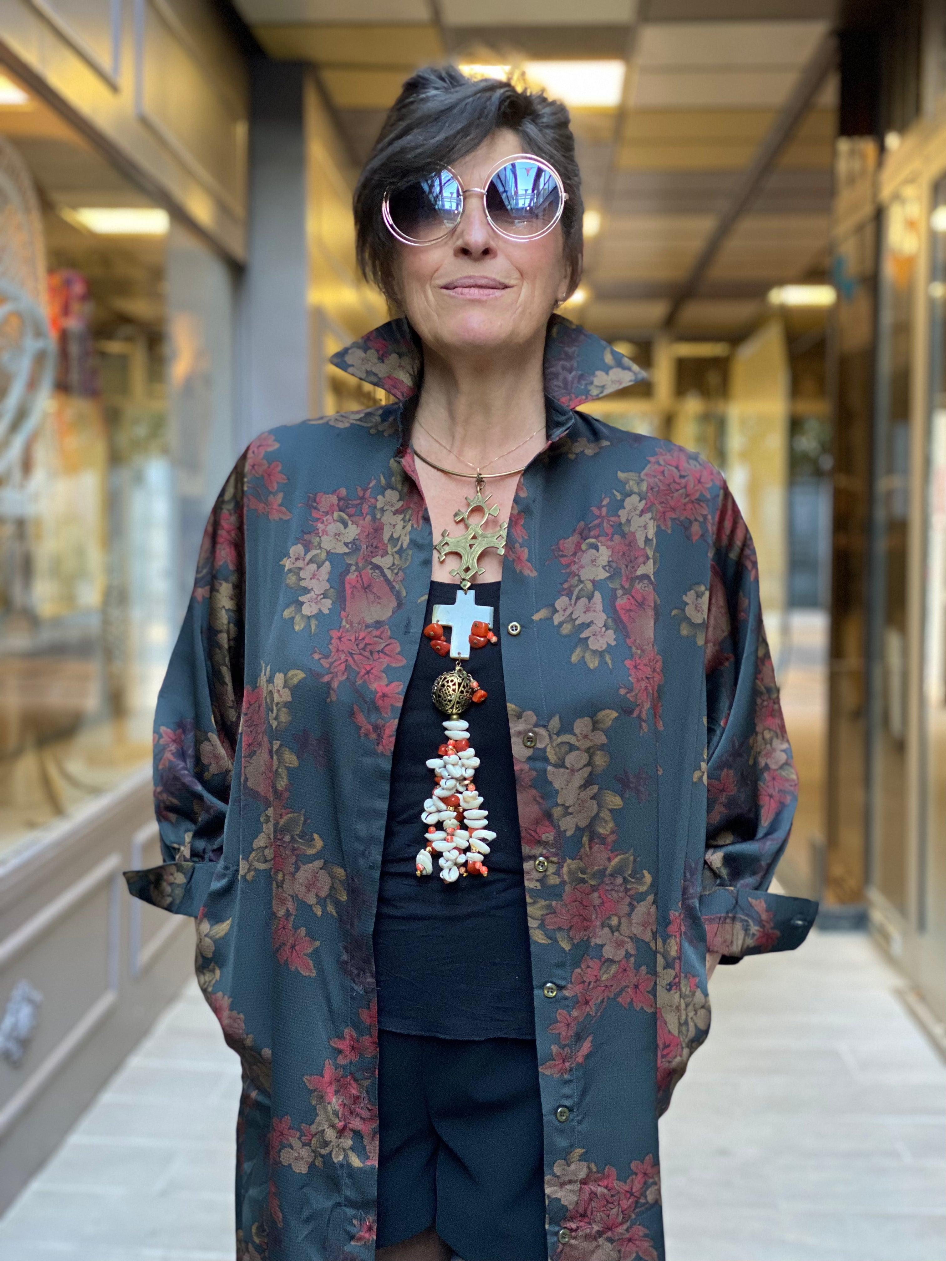 Chemise longue Fleur de Pirate