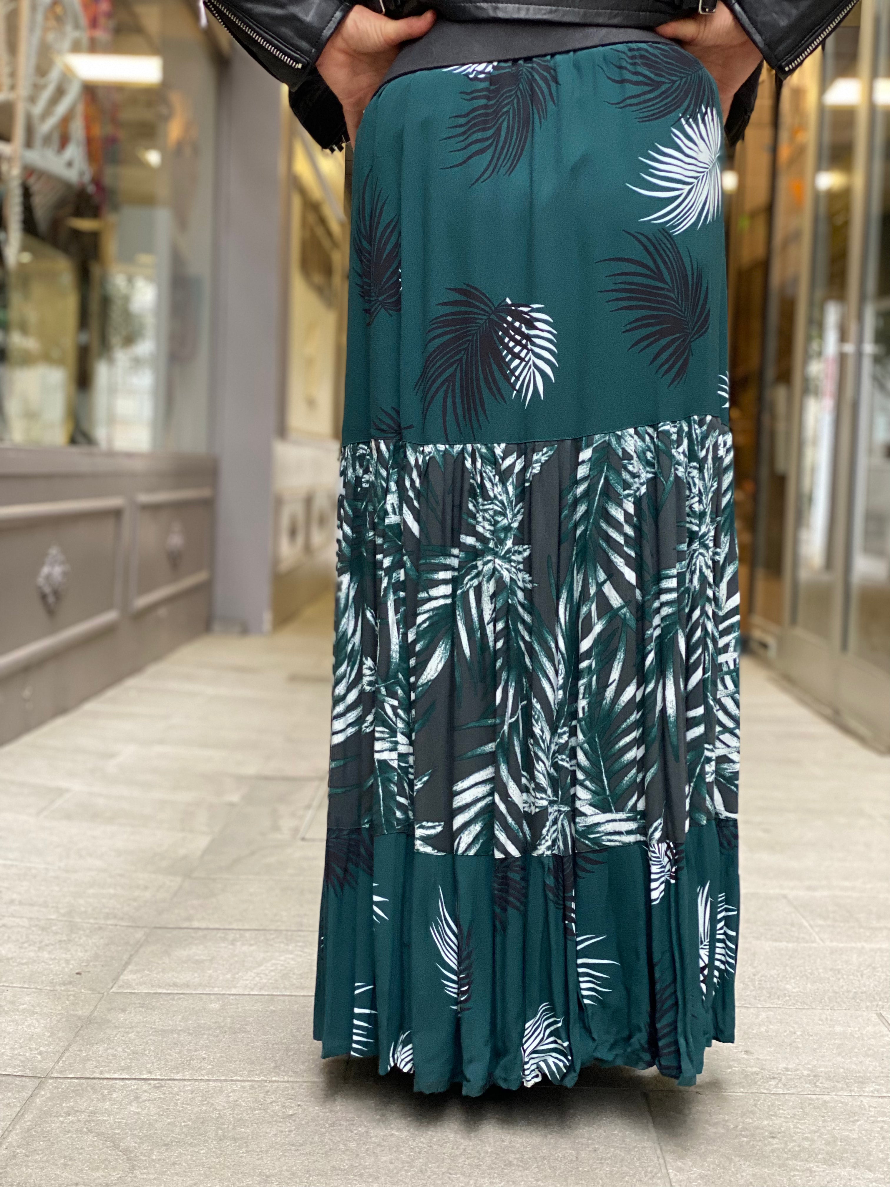 Pirate Flower long skirt