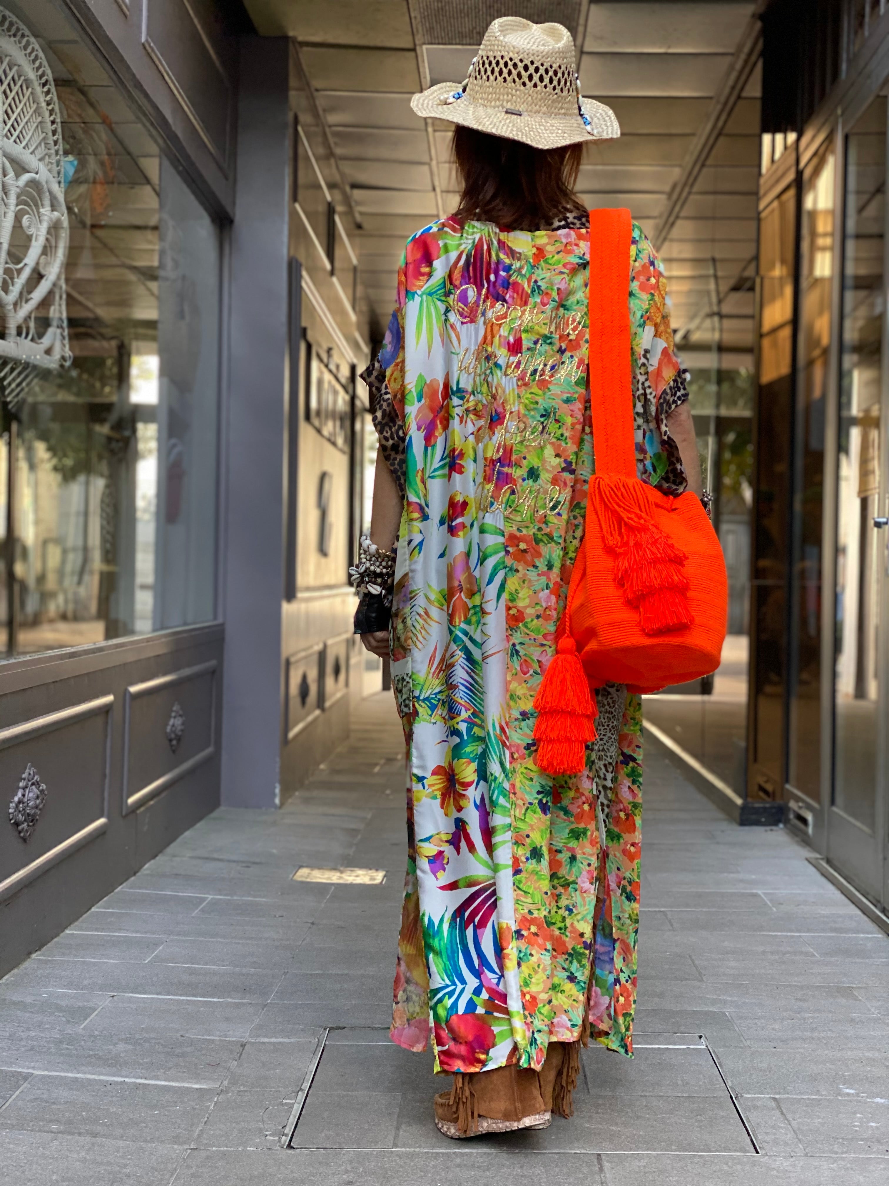 Kimono Long Fleur de Pirate