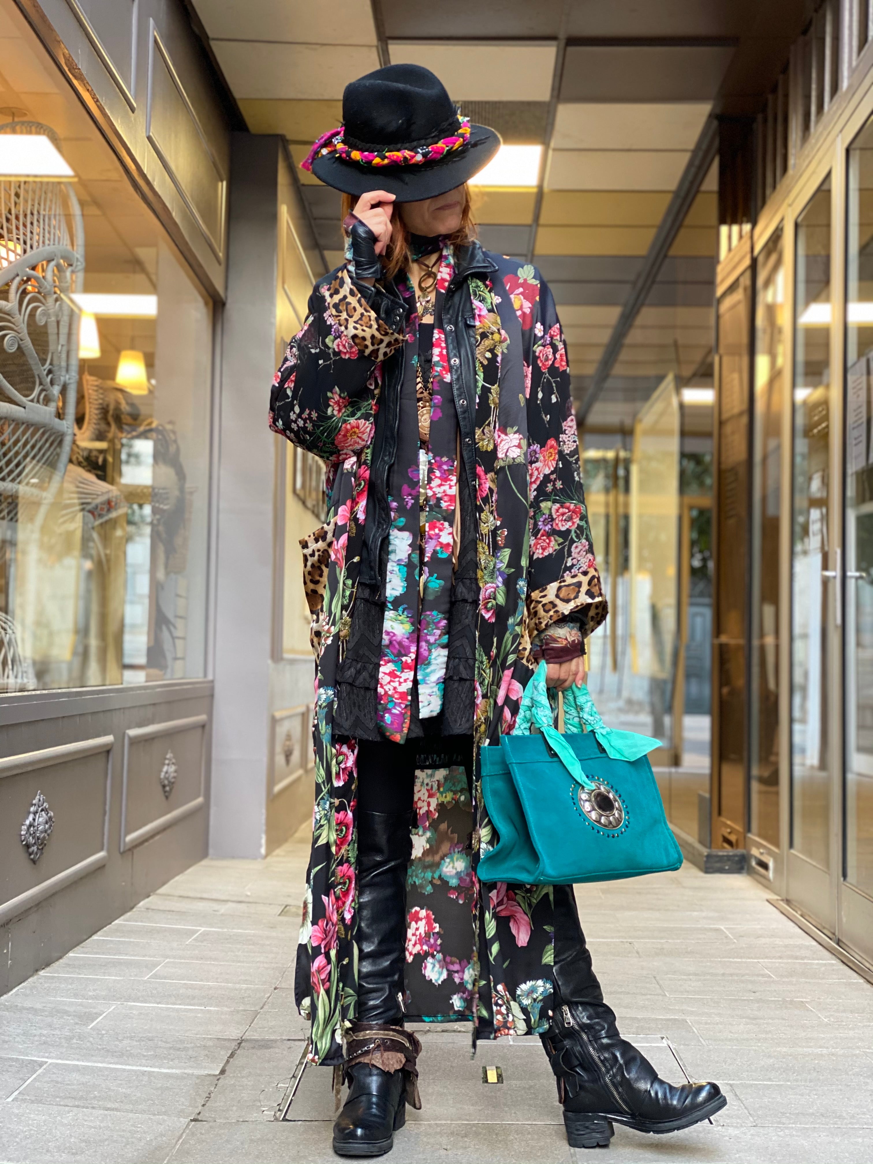 Pirate Flower Long Kimono