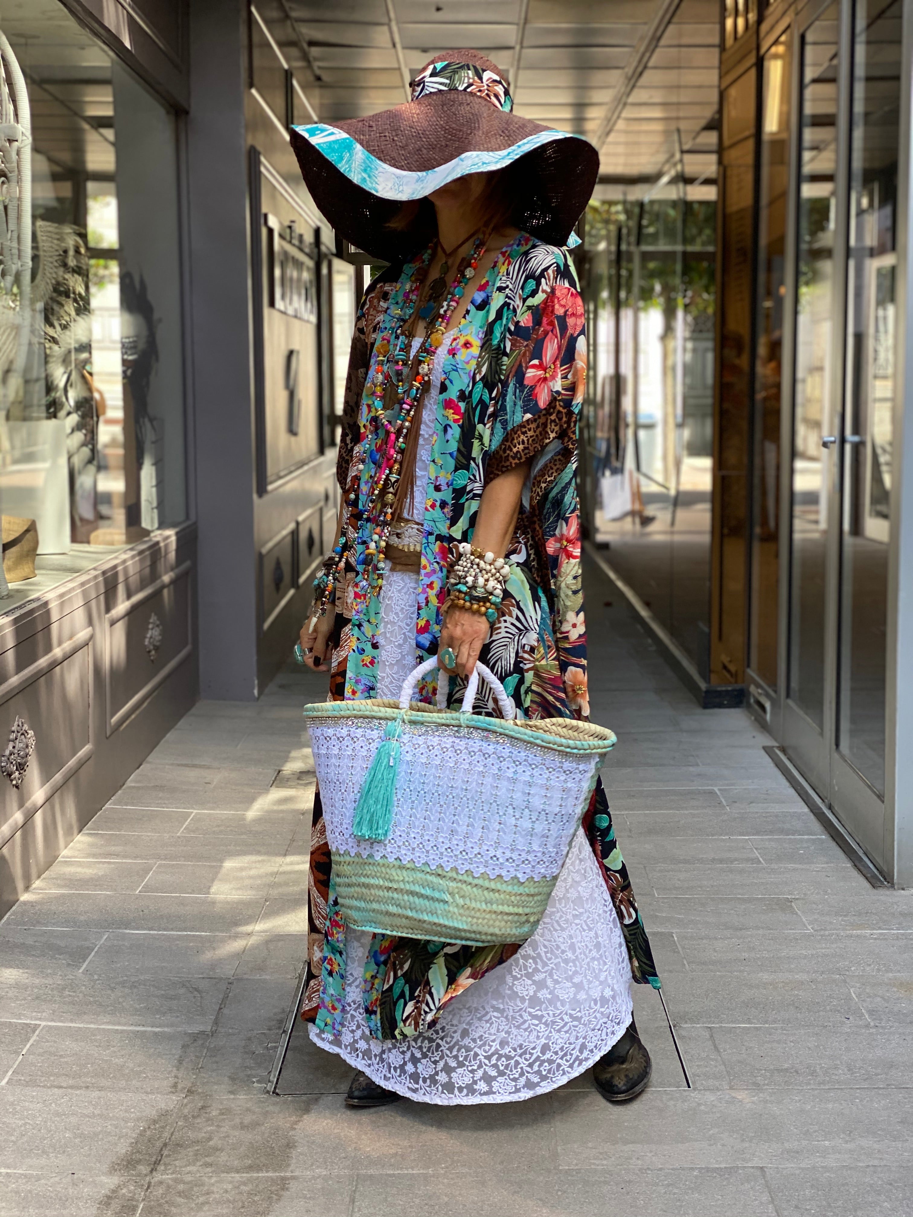 Pirate Flower Long Kimono