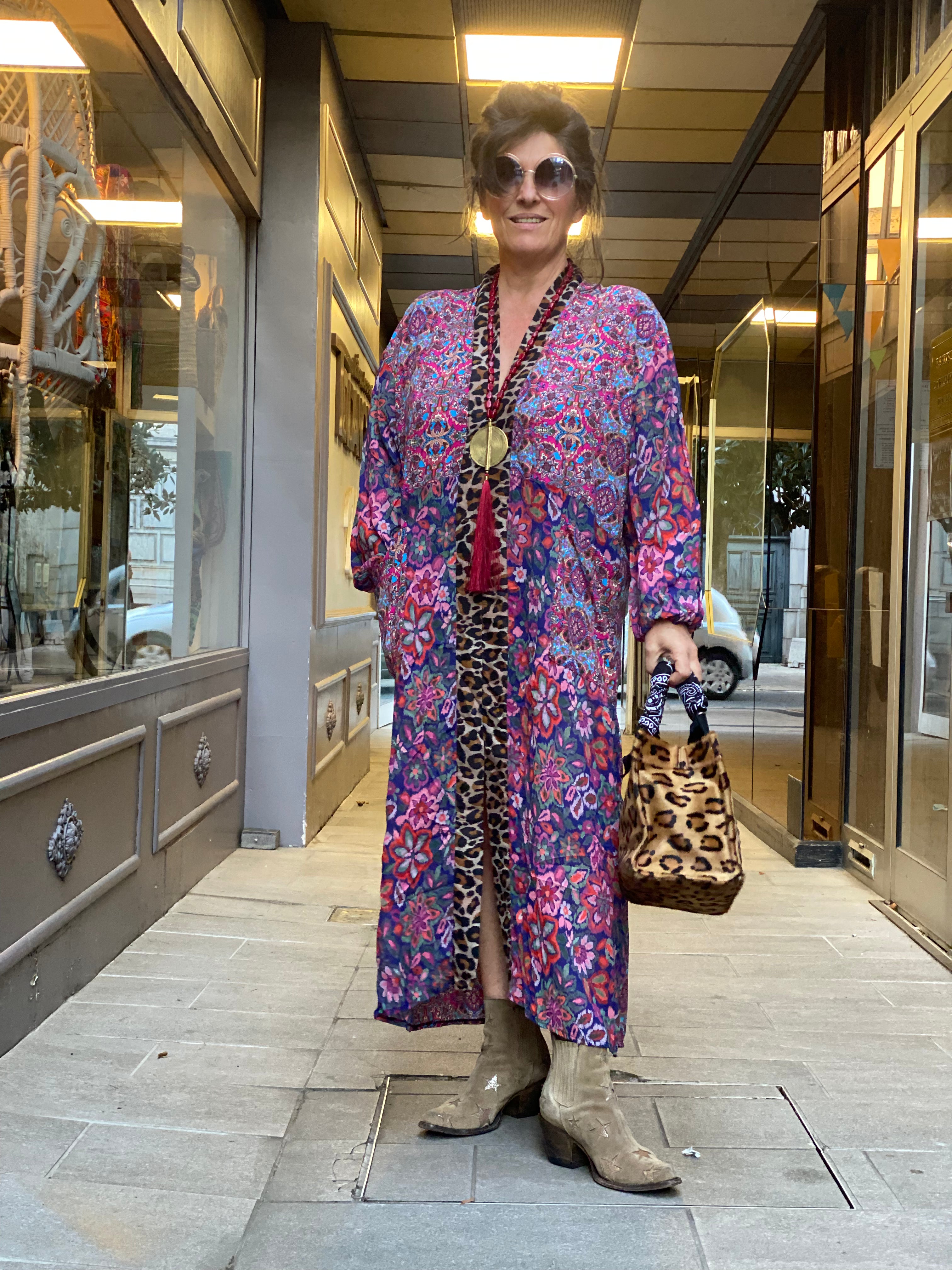 Robe Kimono Fleur de Pirate