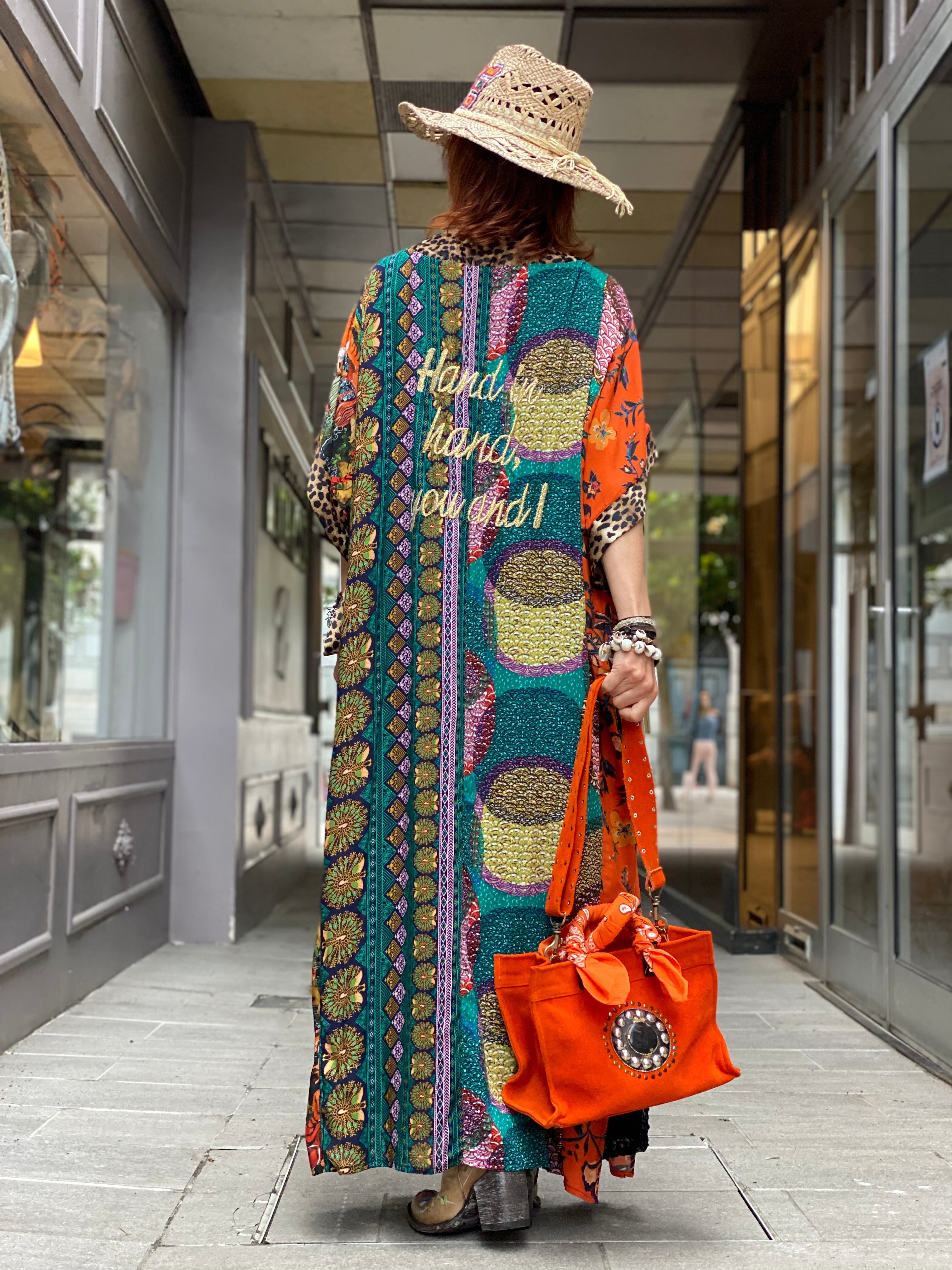 Kimono Long Fleur de Pirate