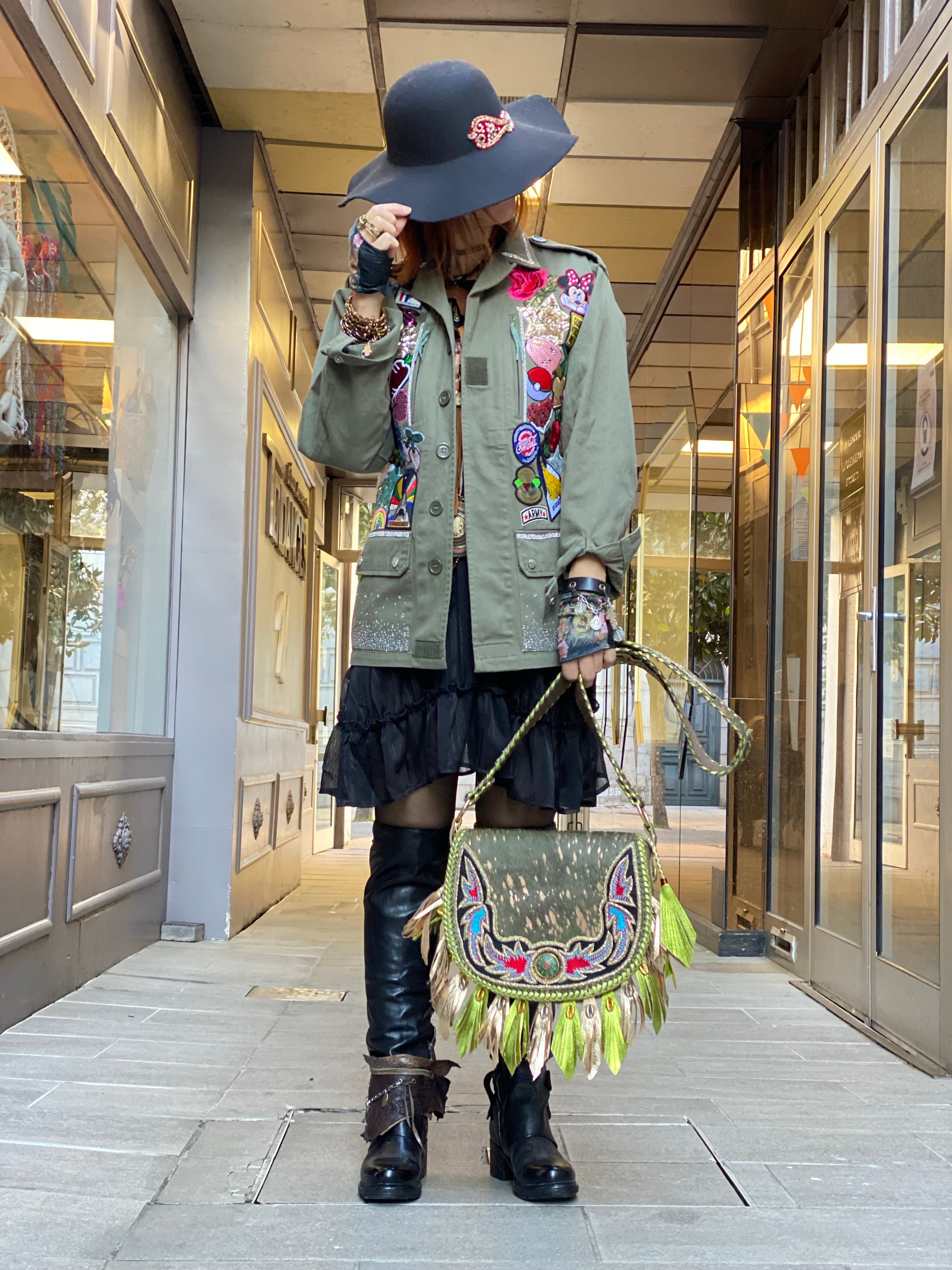 Veste militaire Custom Poupée de Soie