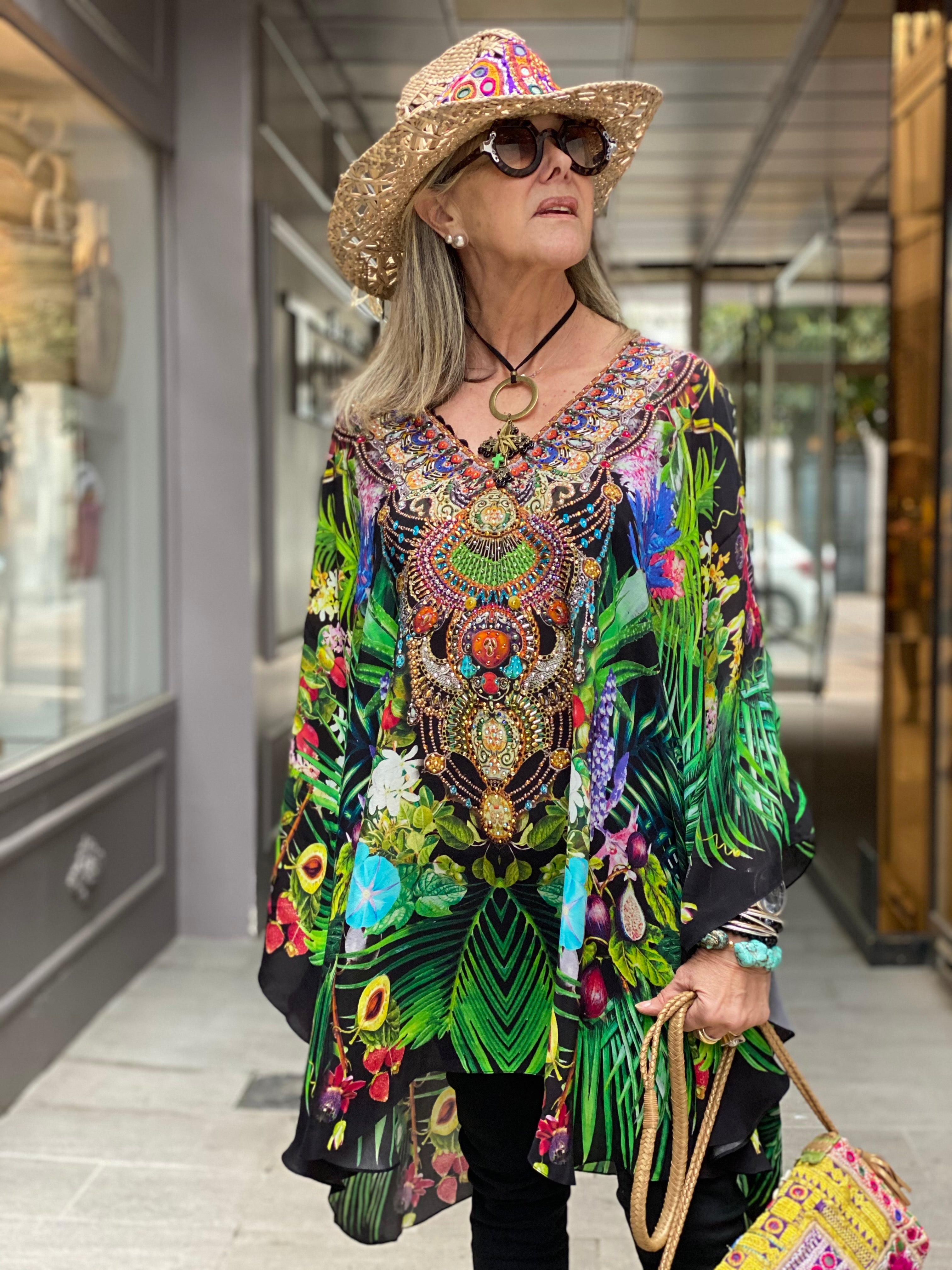Kaftan Dress Tropical Love Czarina
