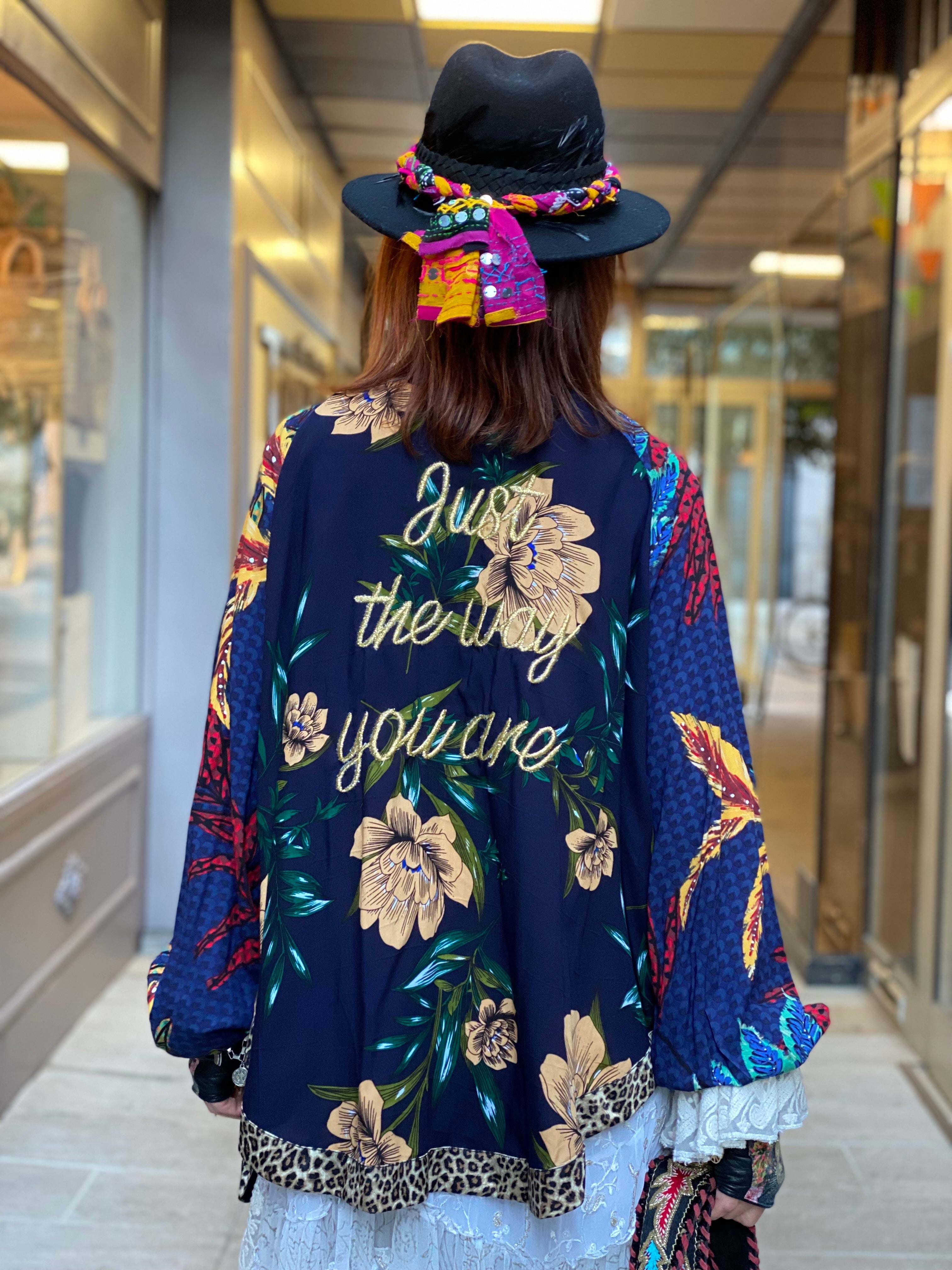 Pirate Flower Short Kimono