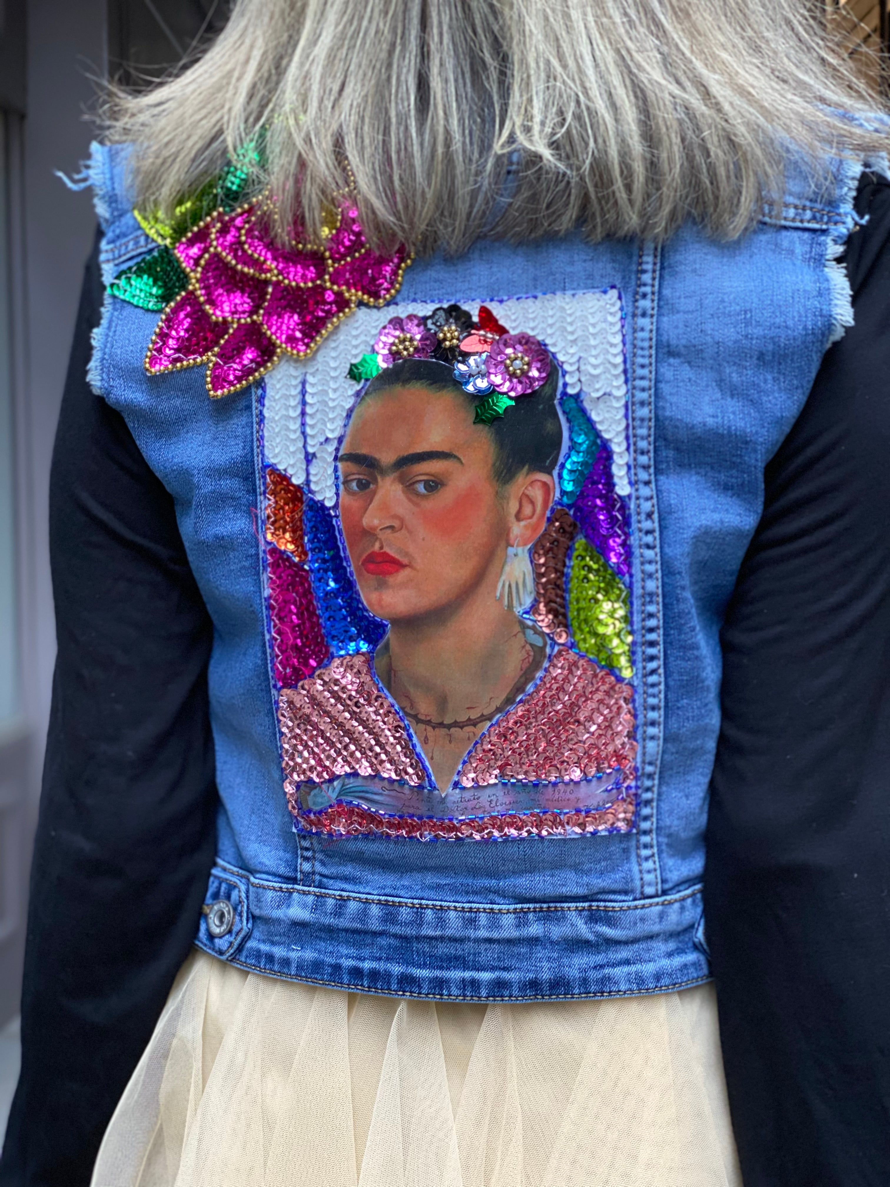 Gilet Jean Custom Patch Mamz’elle Zoé