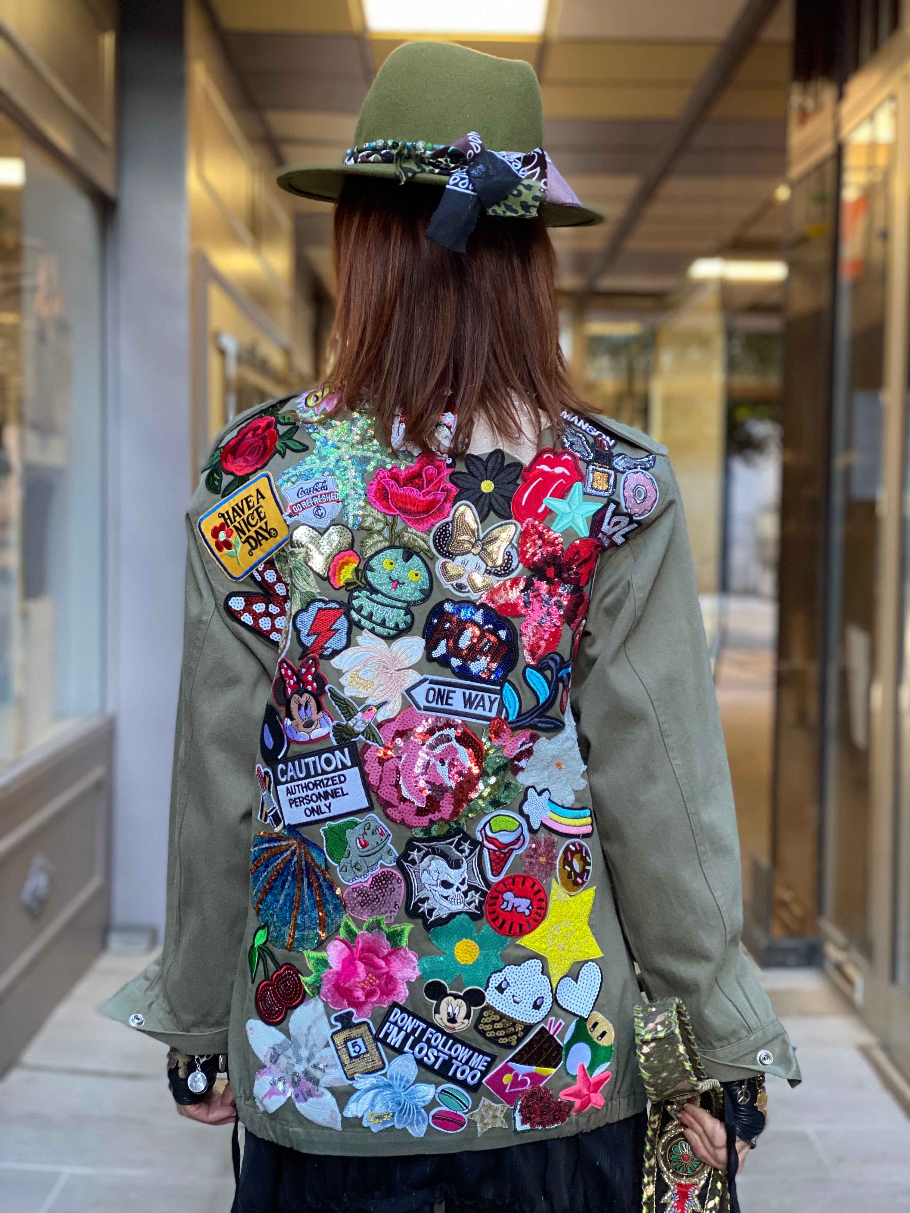 Veste militaire Custom Poupée de Soie