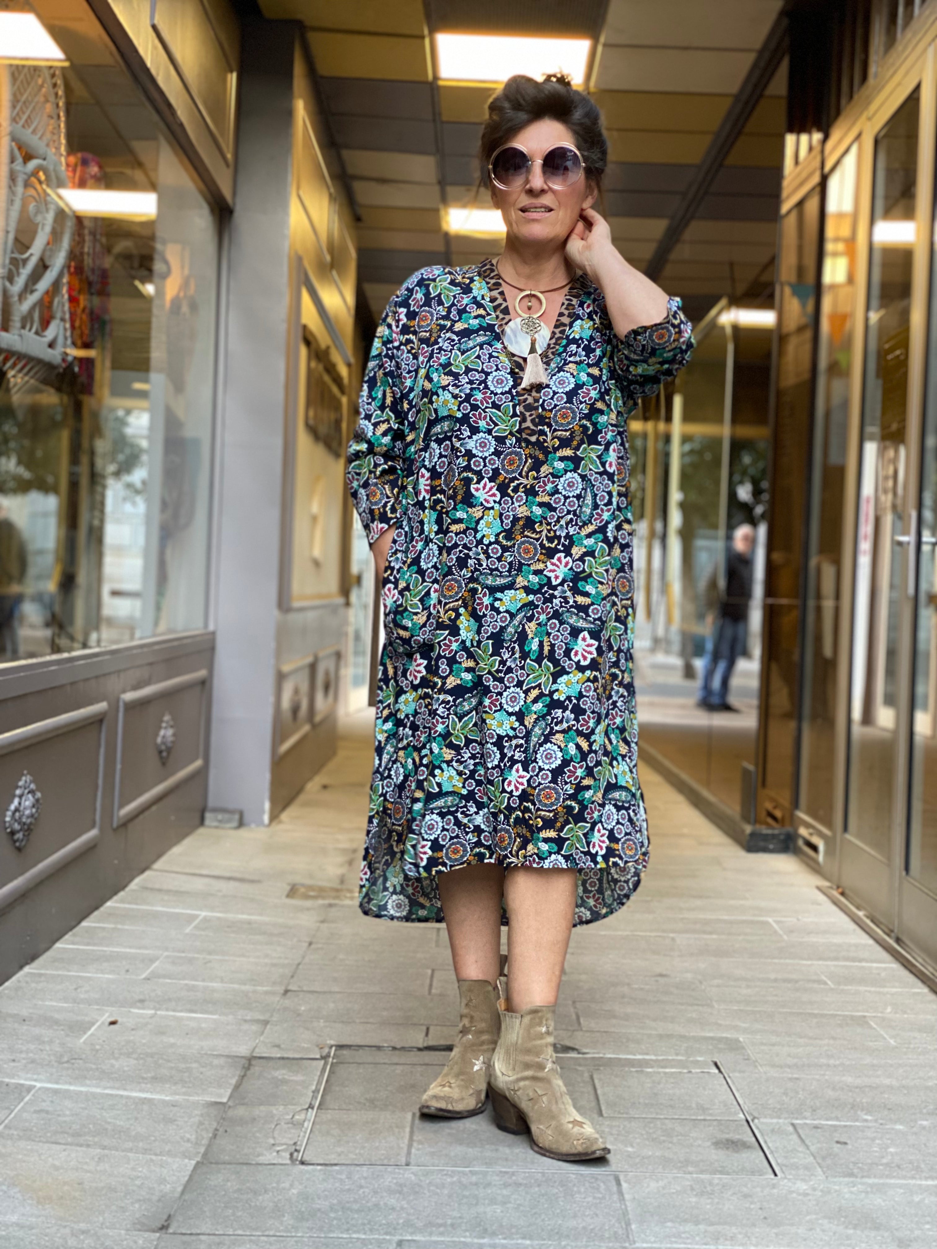 Flo Pirate Flower long tunic