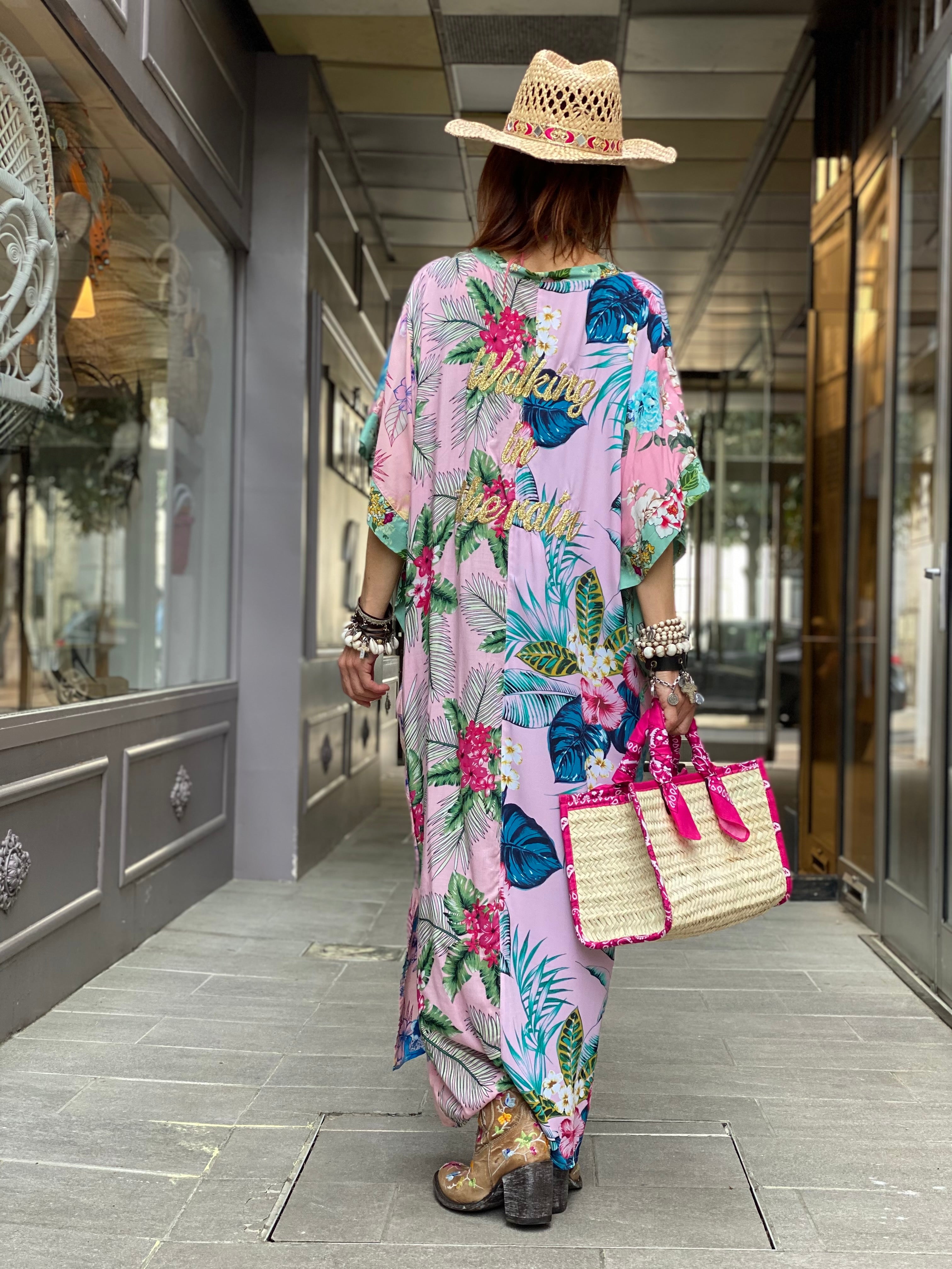 Kaftan long Fleur de Pirate