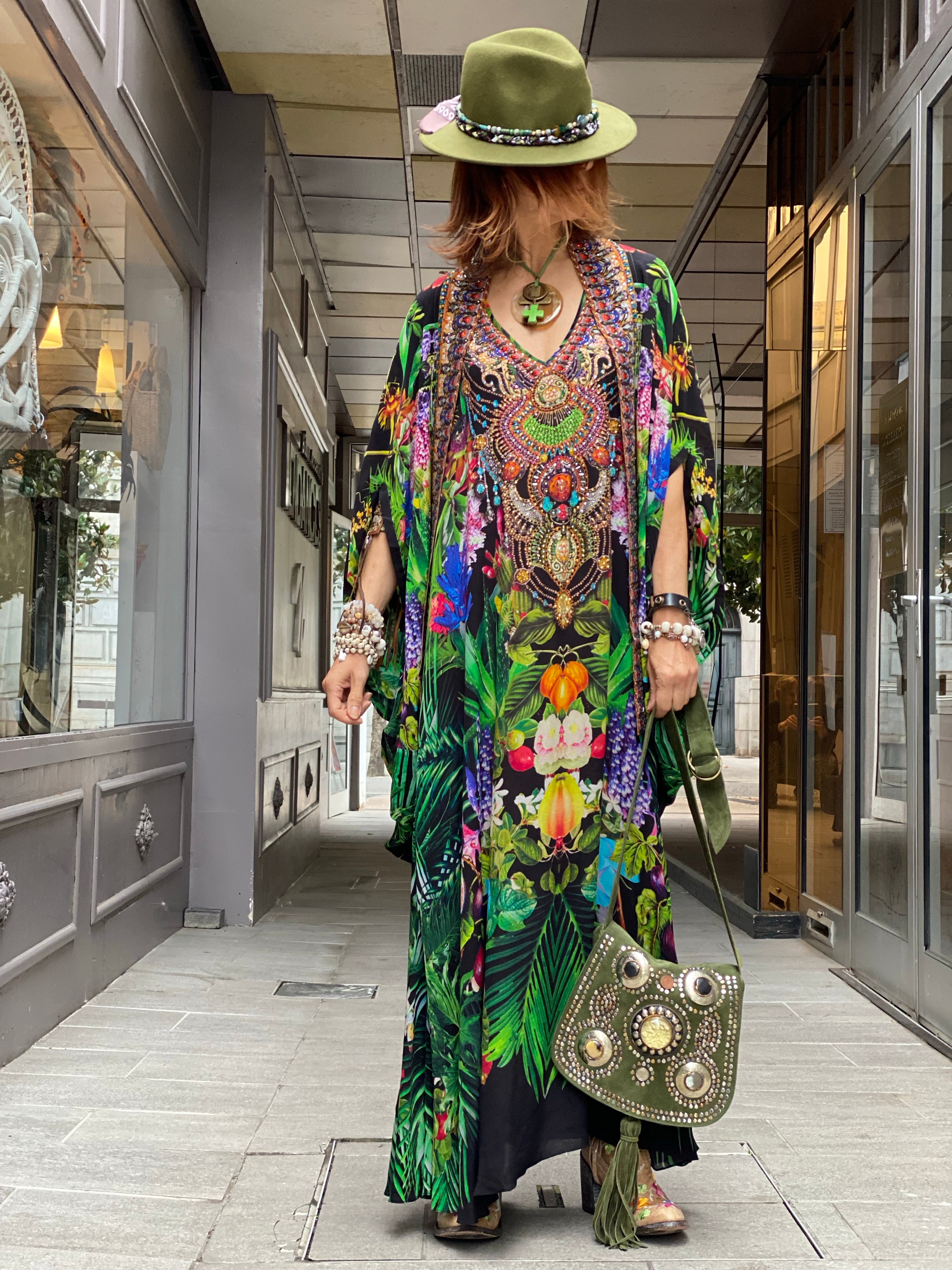 Tropical Love Czarina sleeveless dress