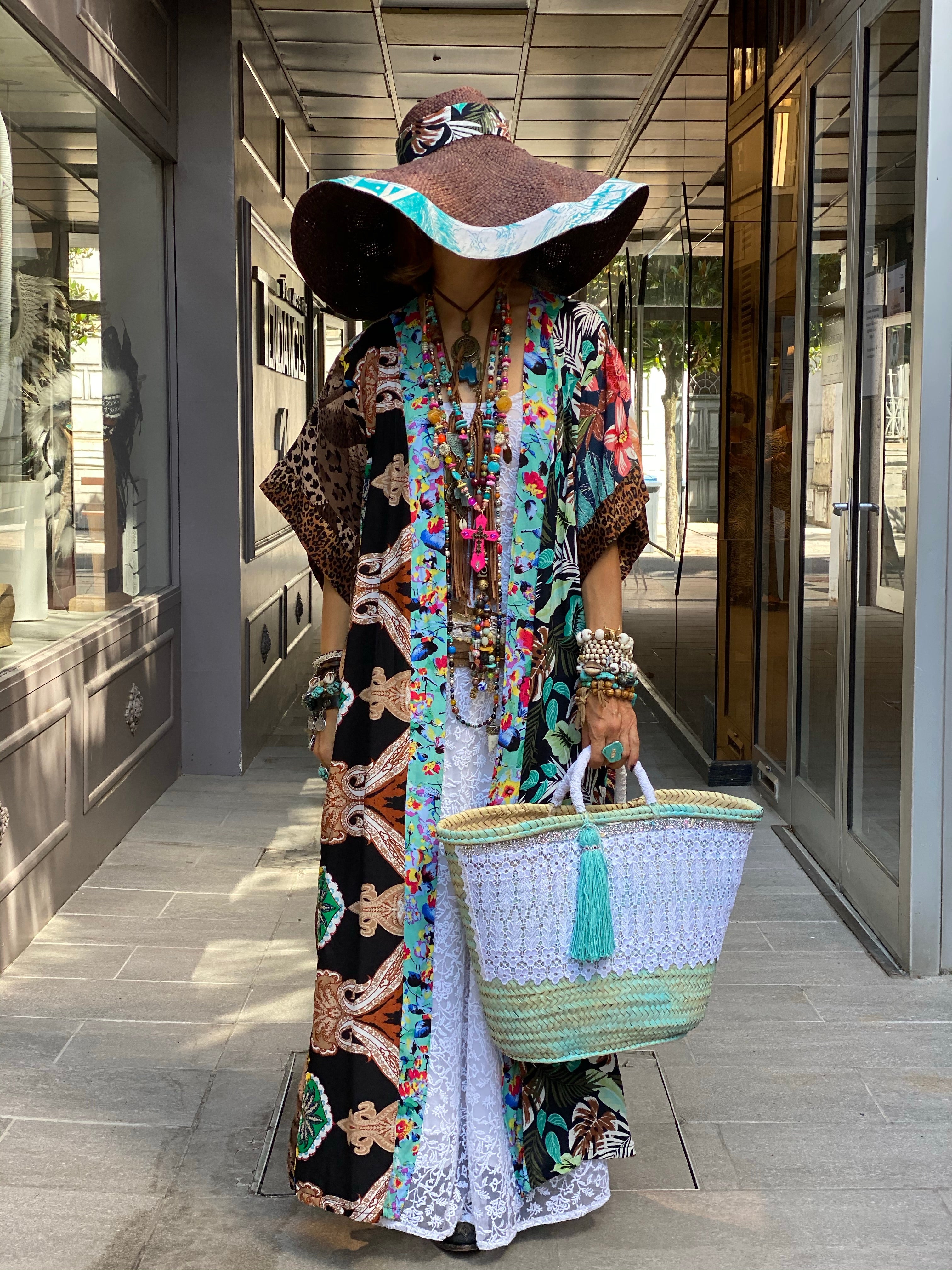 Pirate Flower Long Kimono