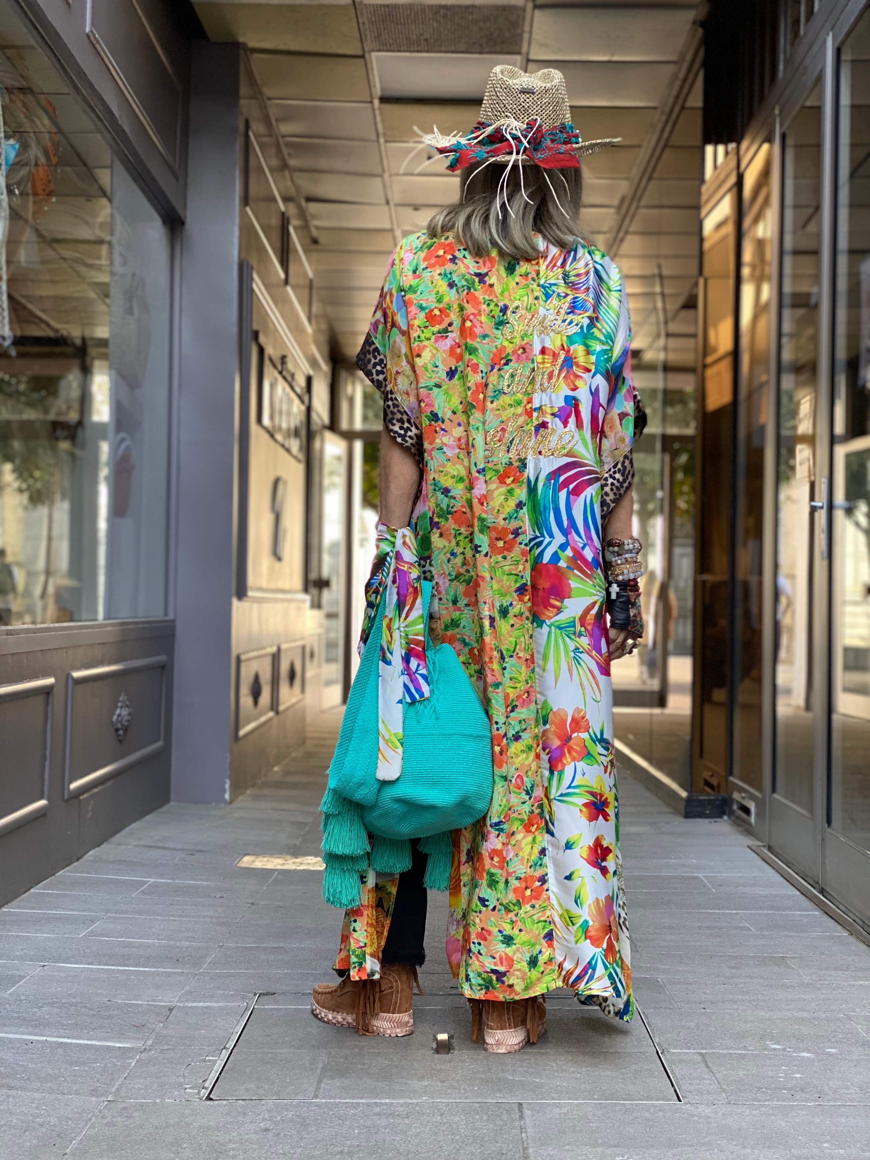 Kimono Long Fleur de Pirate