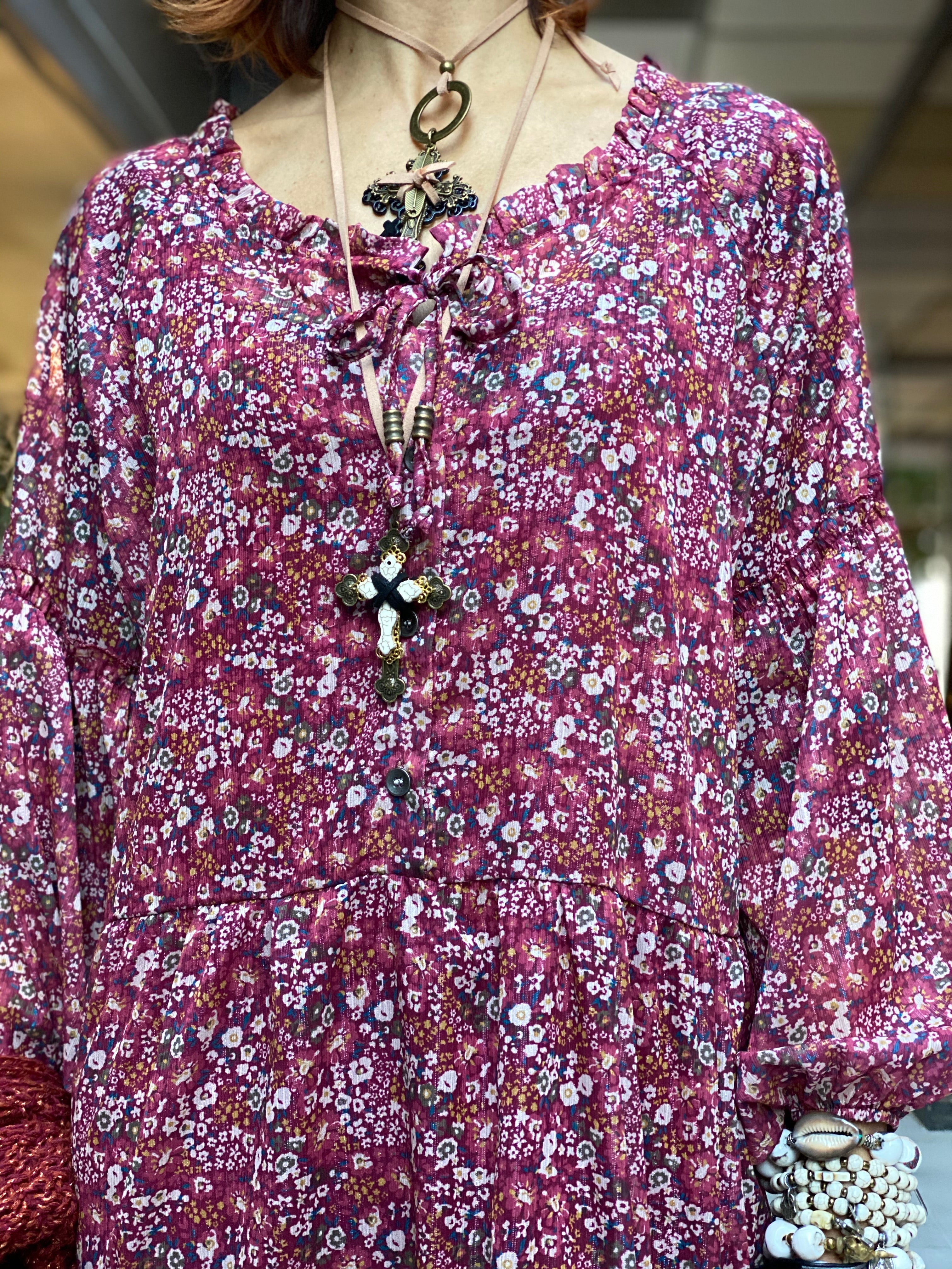 Robe Courte Honorat Kalifornia Dream