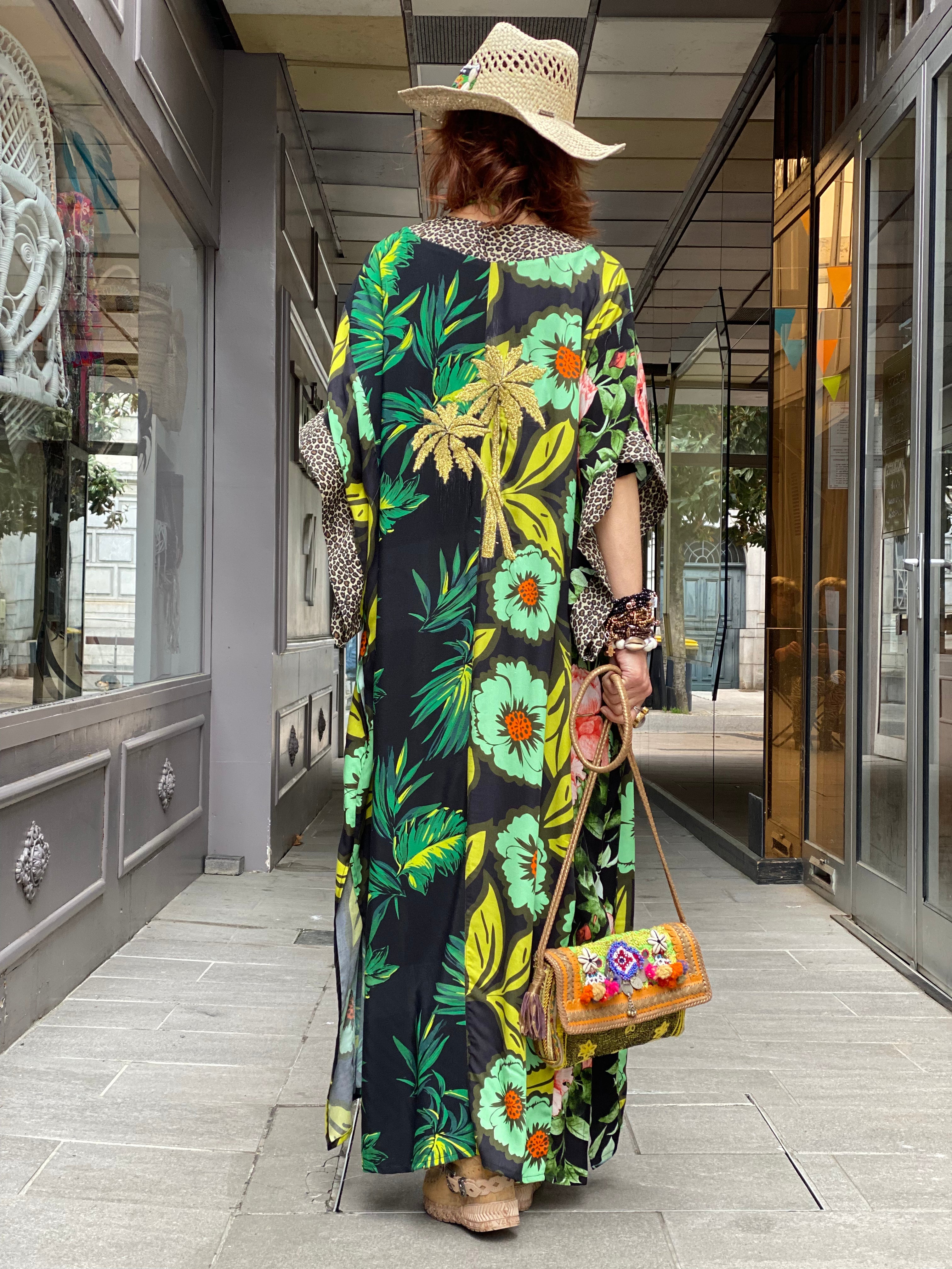Pirate Flower Long Kimono