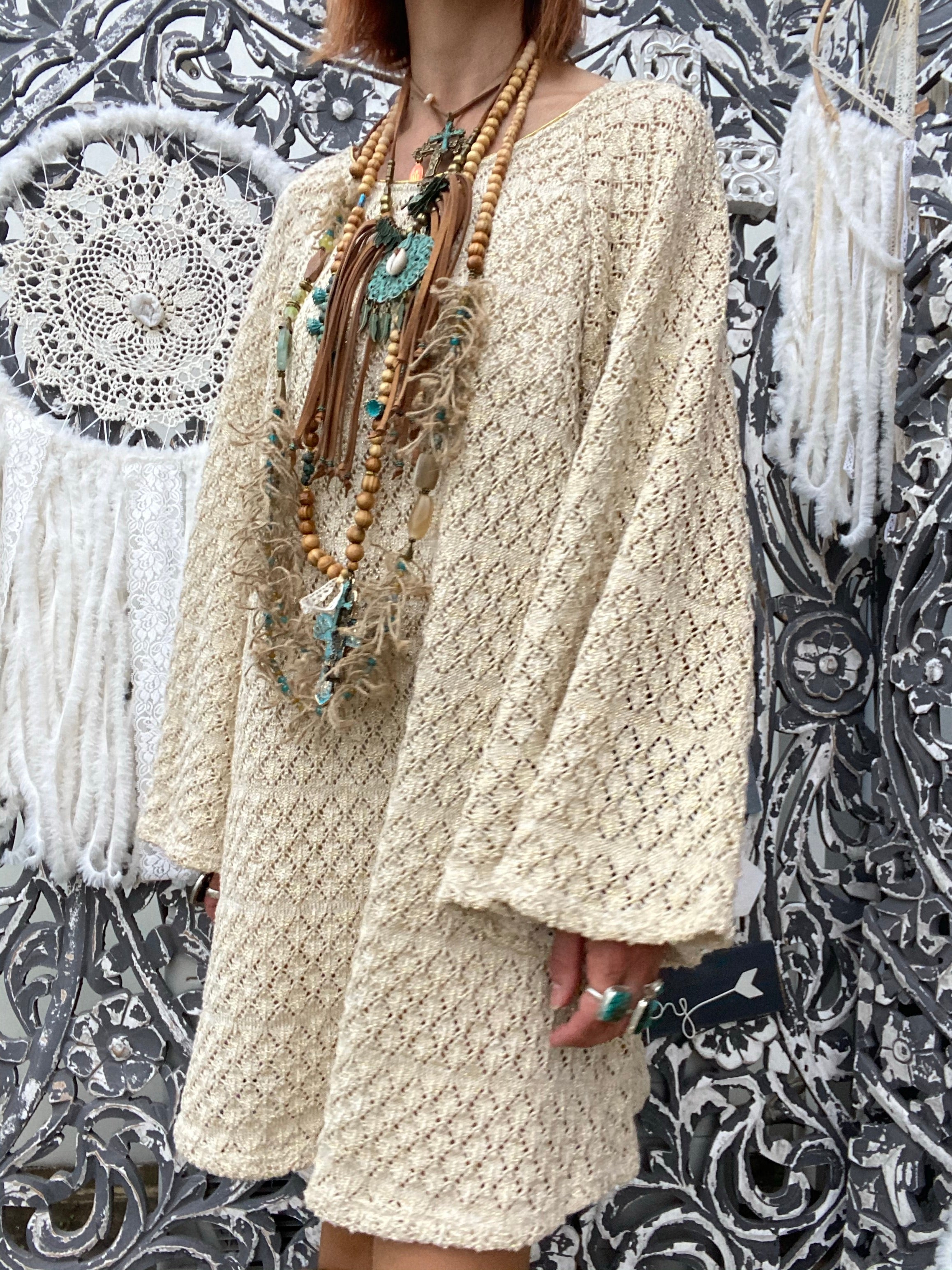 Dress India Short Costarica Gold Sundress