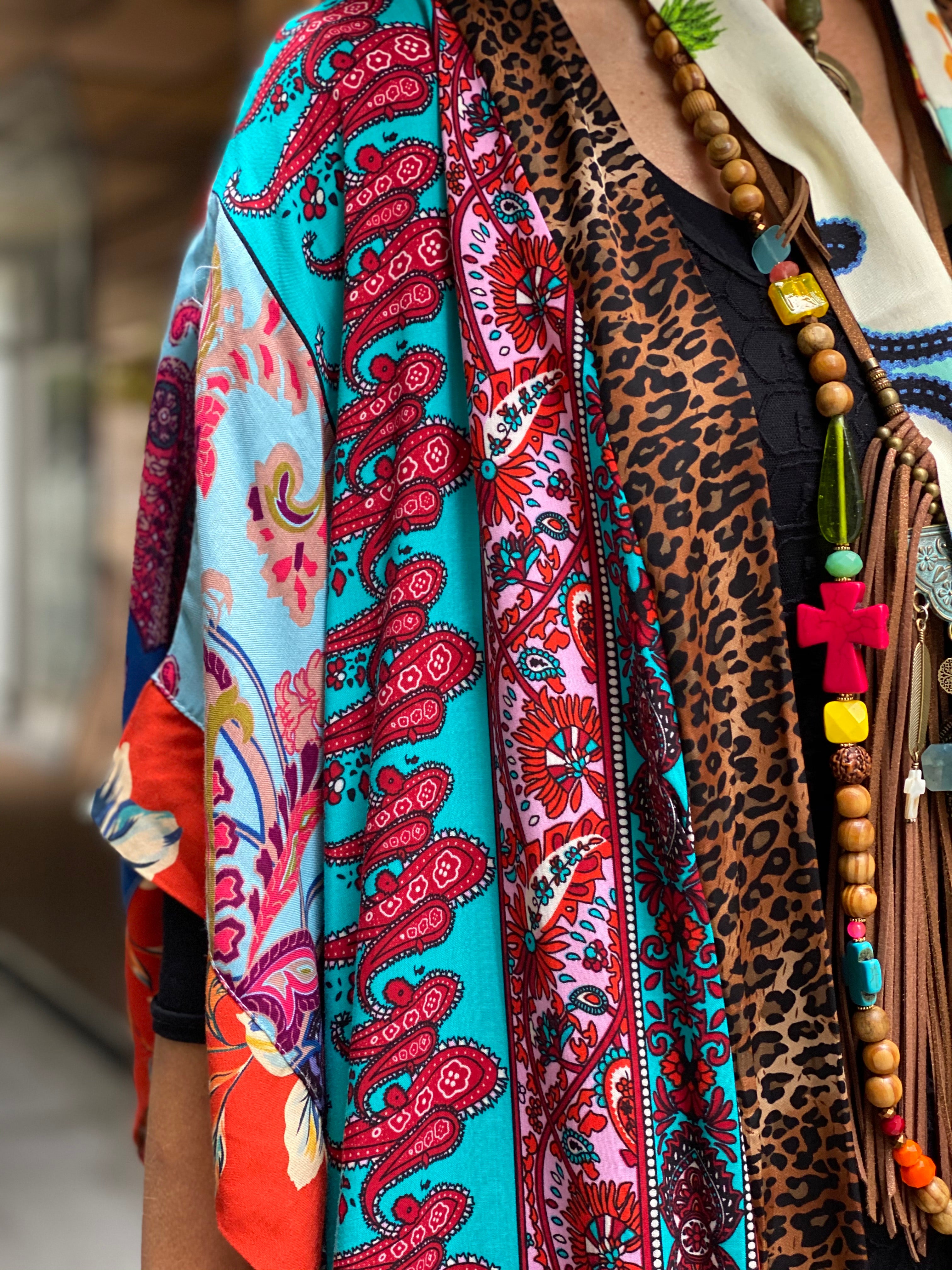 Pirate Flower Long Kimono