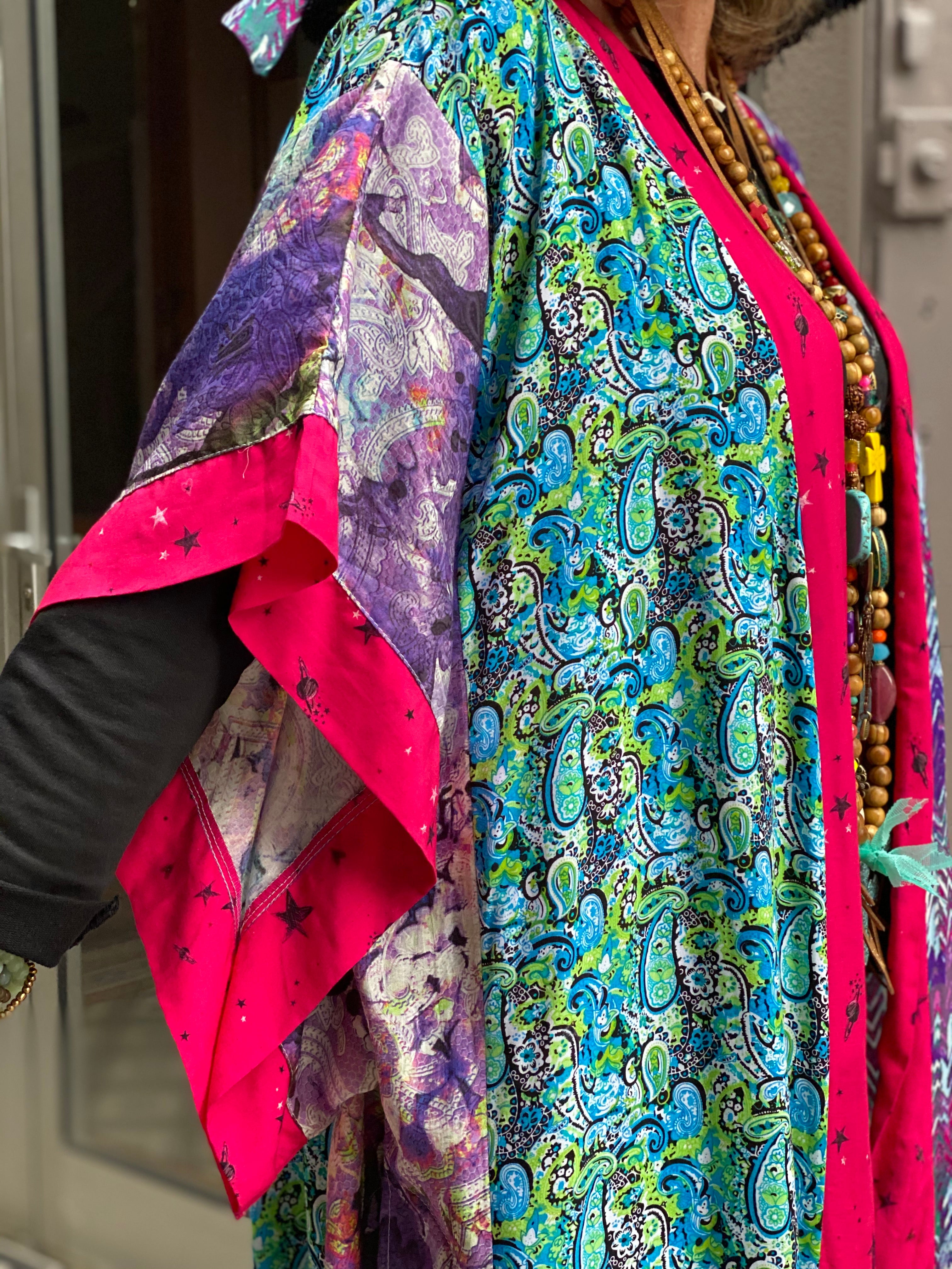 Kimono Long Fleur de Pirate