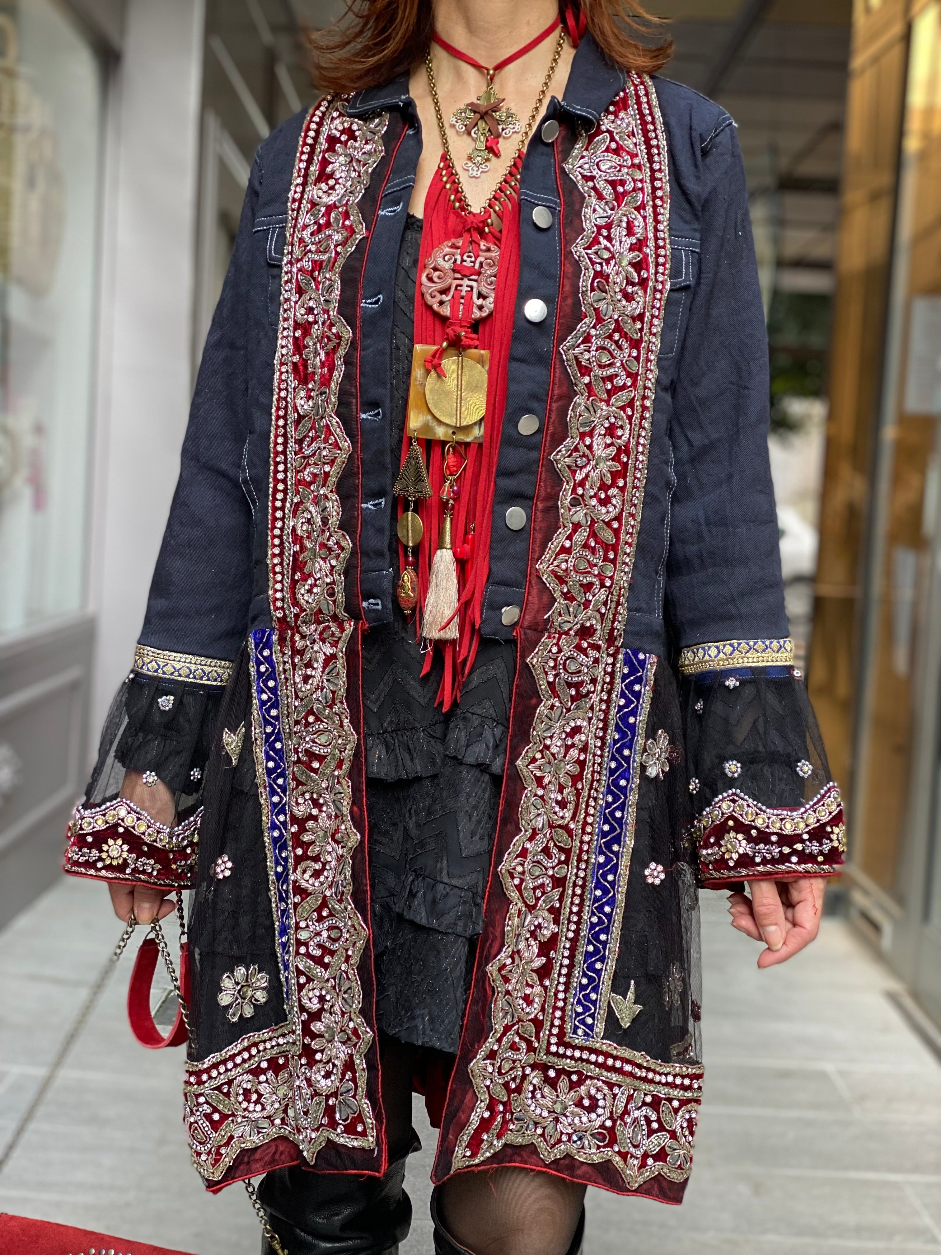 Jean Saree Jacket Faïza Mamz'elle Zoé