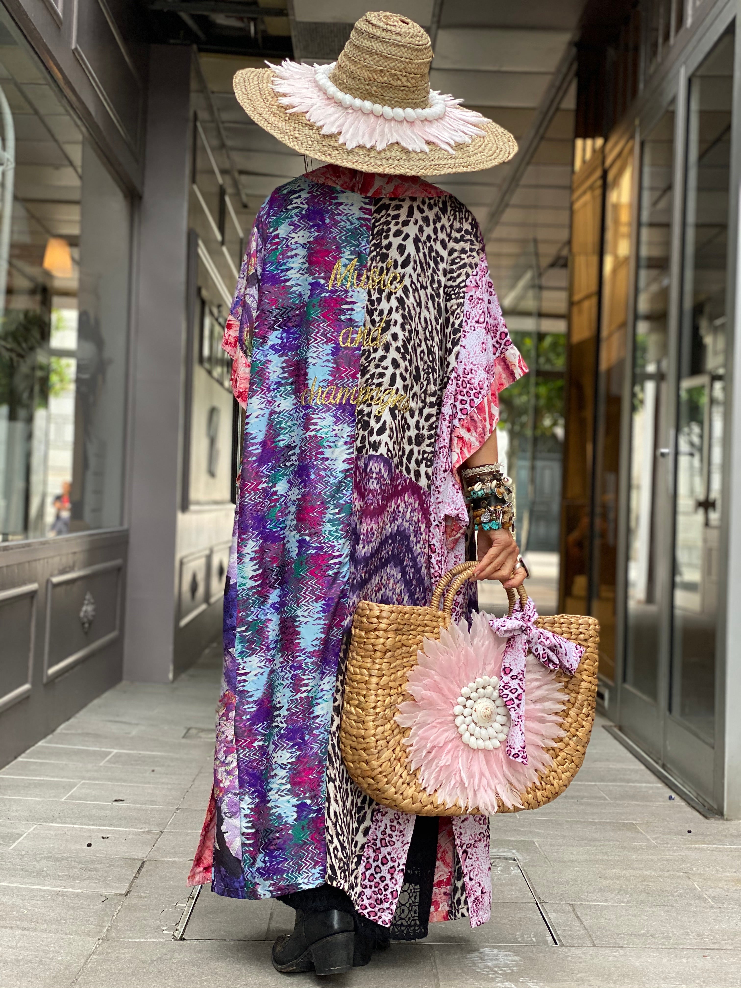 Kimono Long Fleur de Pirate